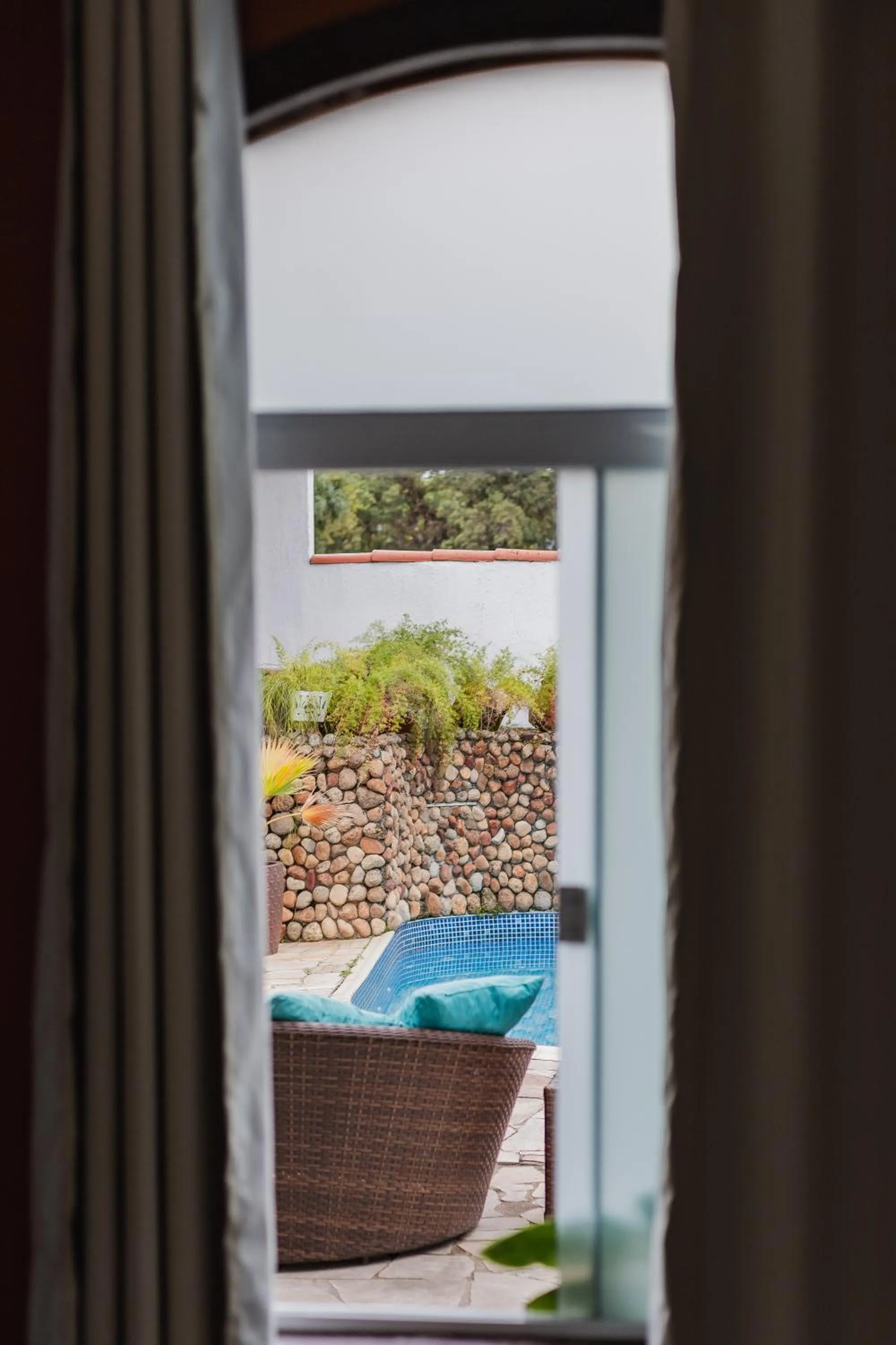 Pool view in Casa Aldeia Paraty