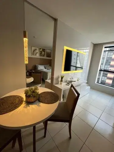 Suíte luxo com tela de cinema no América Towers Studio Residence Suíte luxo com tela de cinema no América Towers Studio Residence