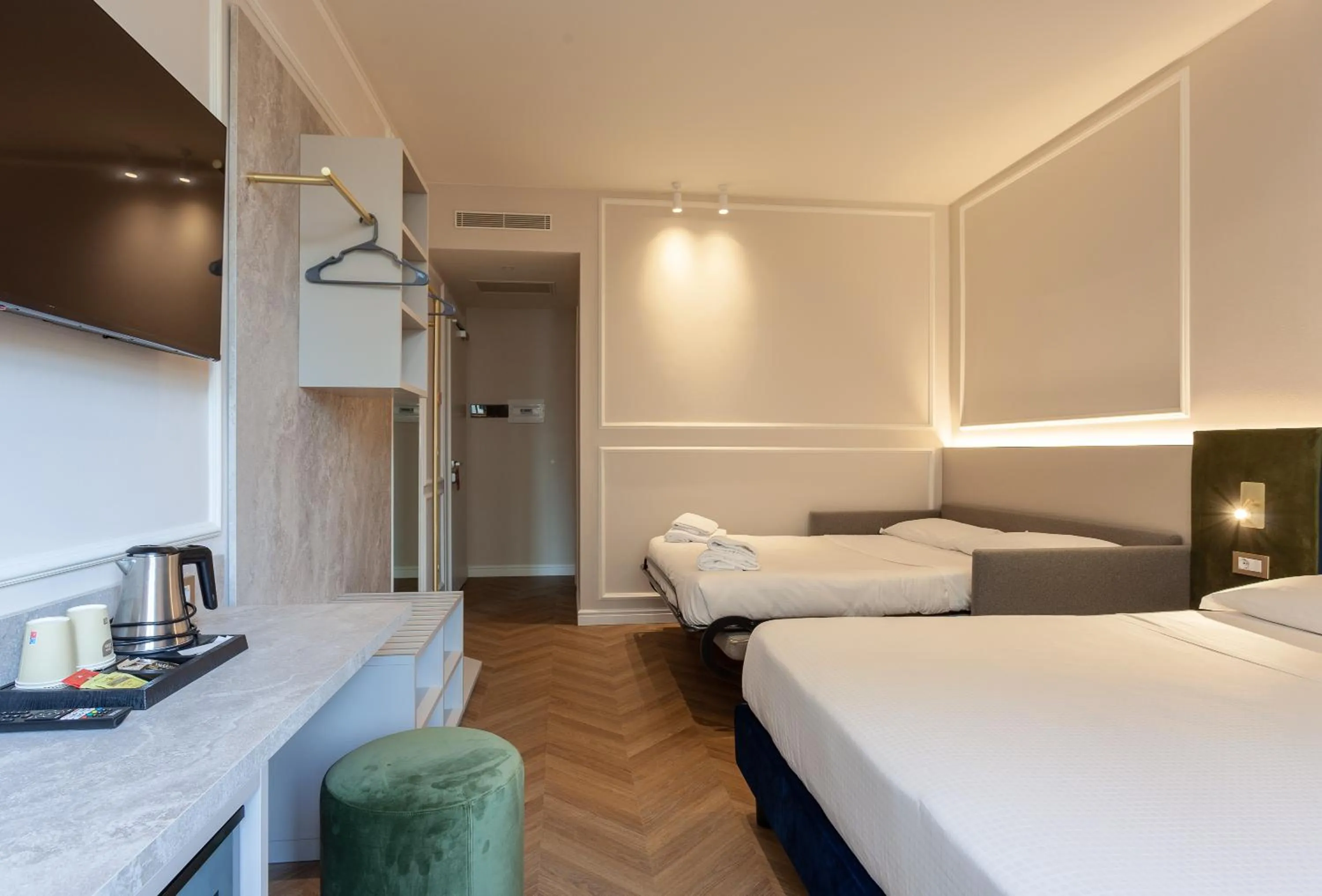 Bed in Hotel La Fortezza