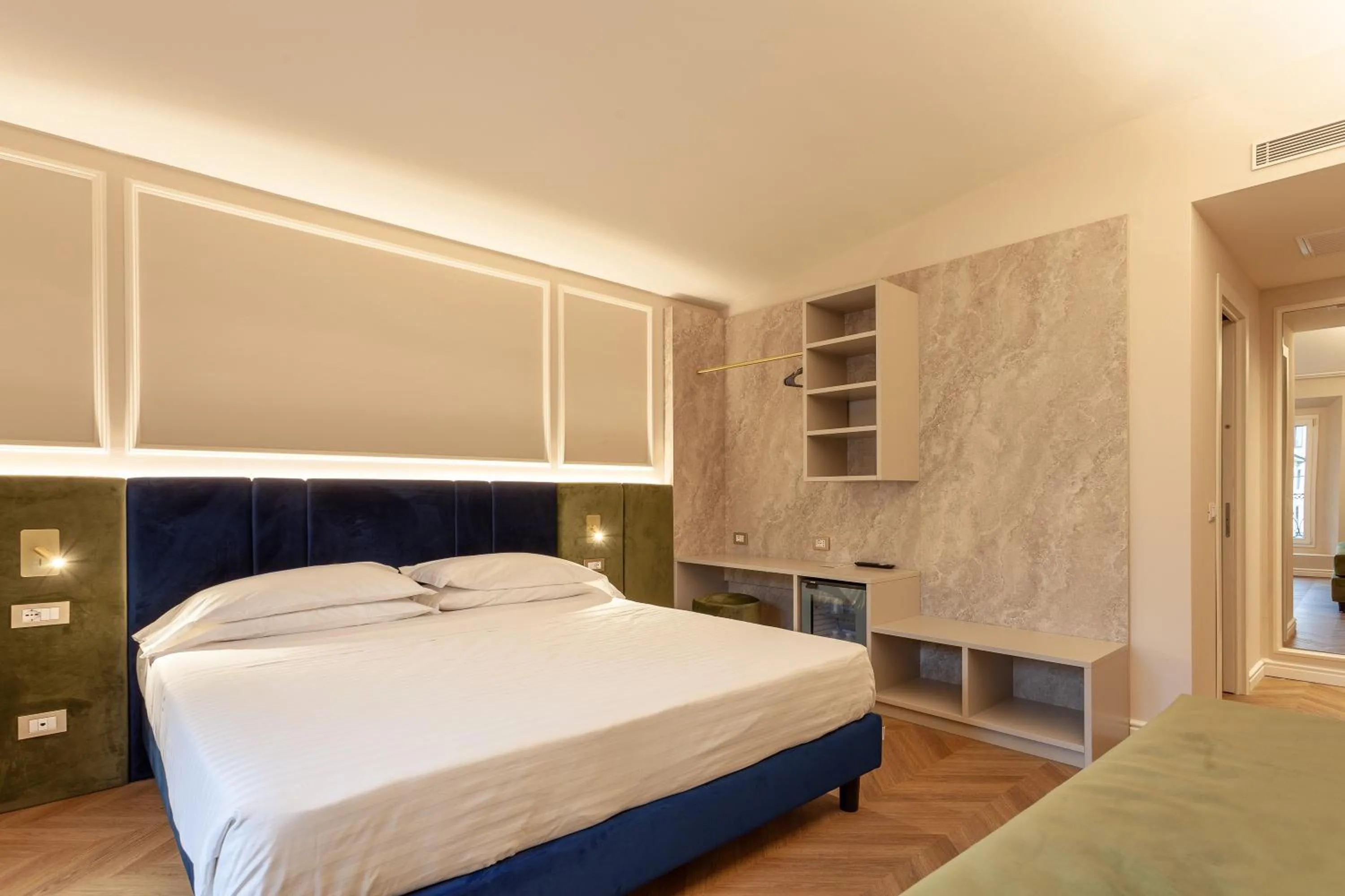 Bed in Hotel La Fortezza