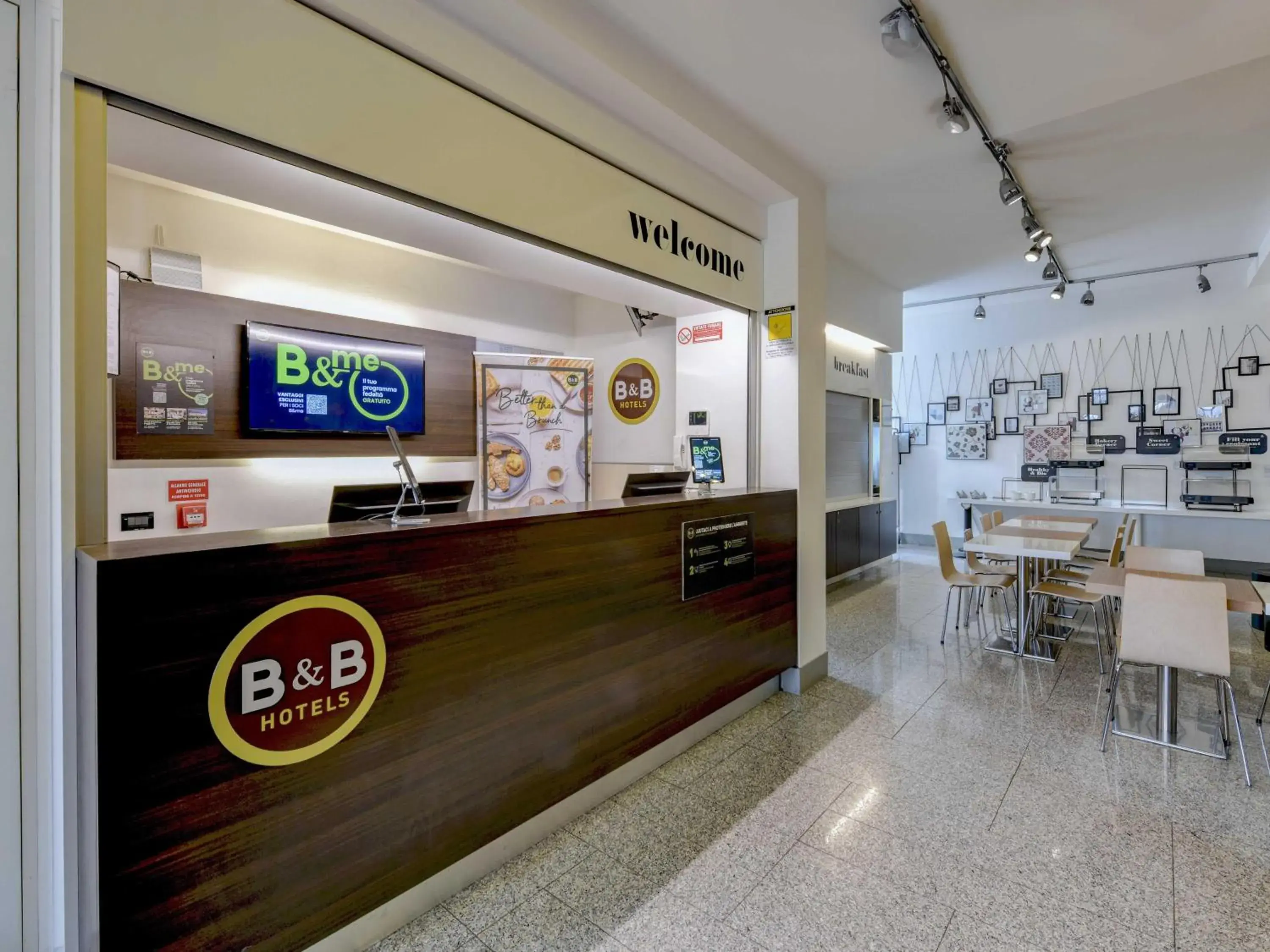 Lobby or reception in B&B Hotel Verona Lobby or reception in B&B Hotel Verona