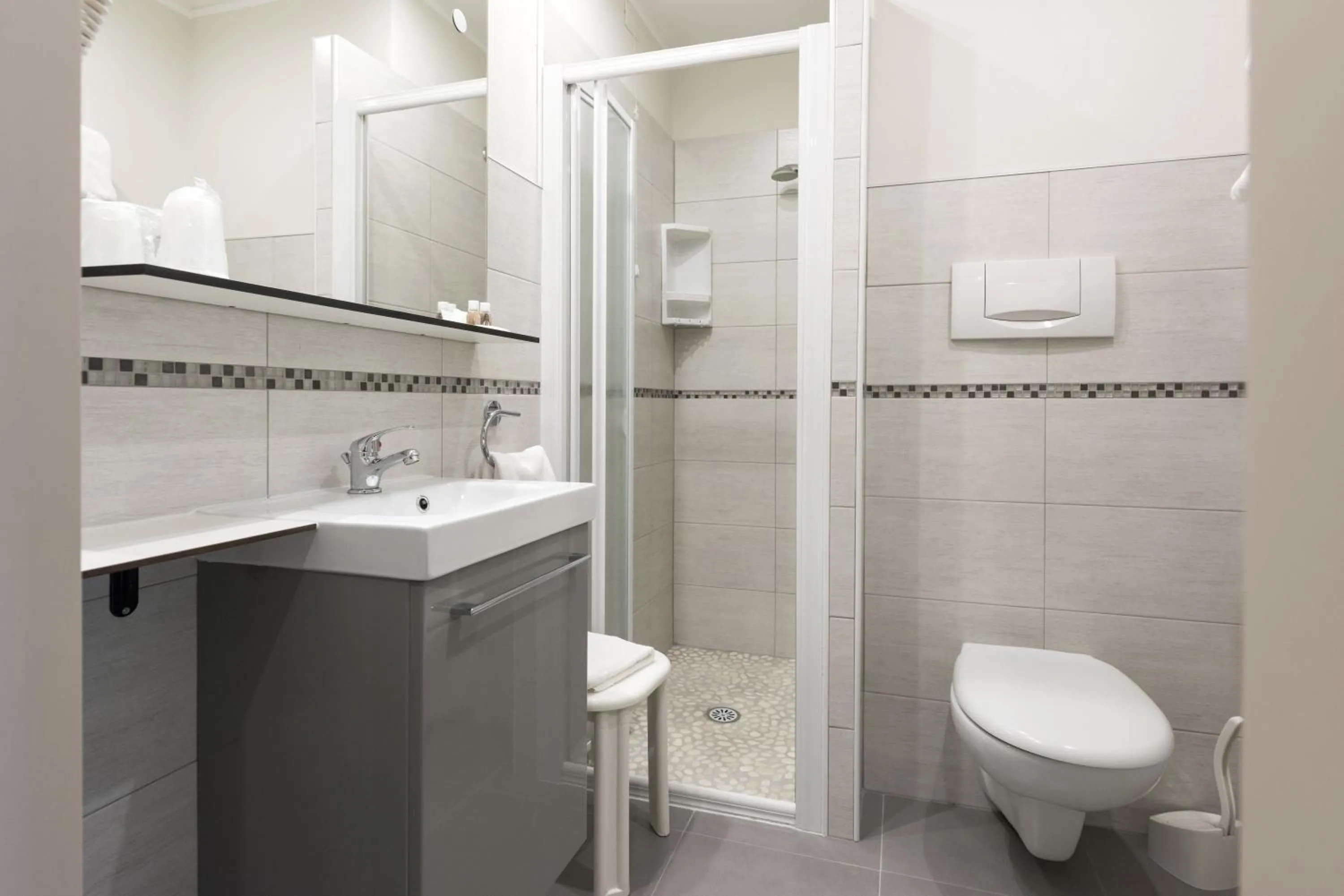 Bathroom in Hotel Porta Palio