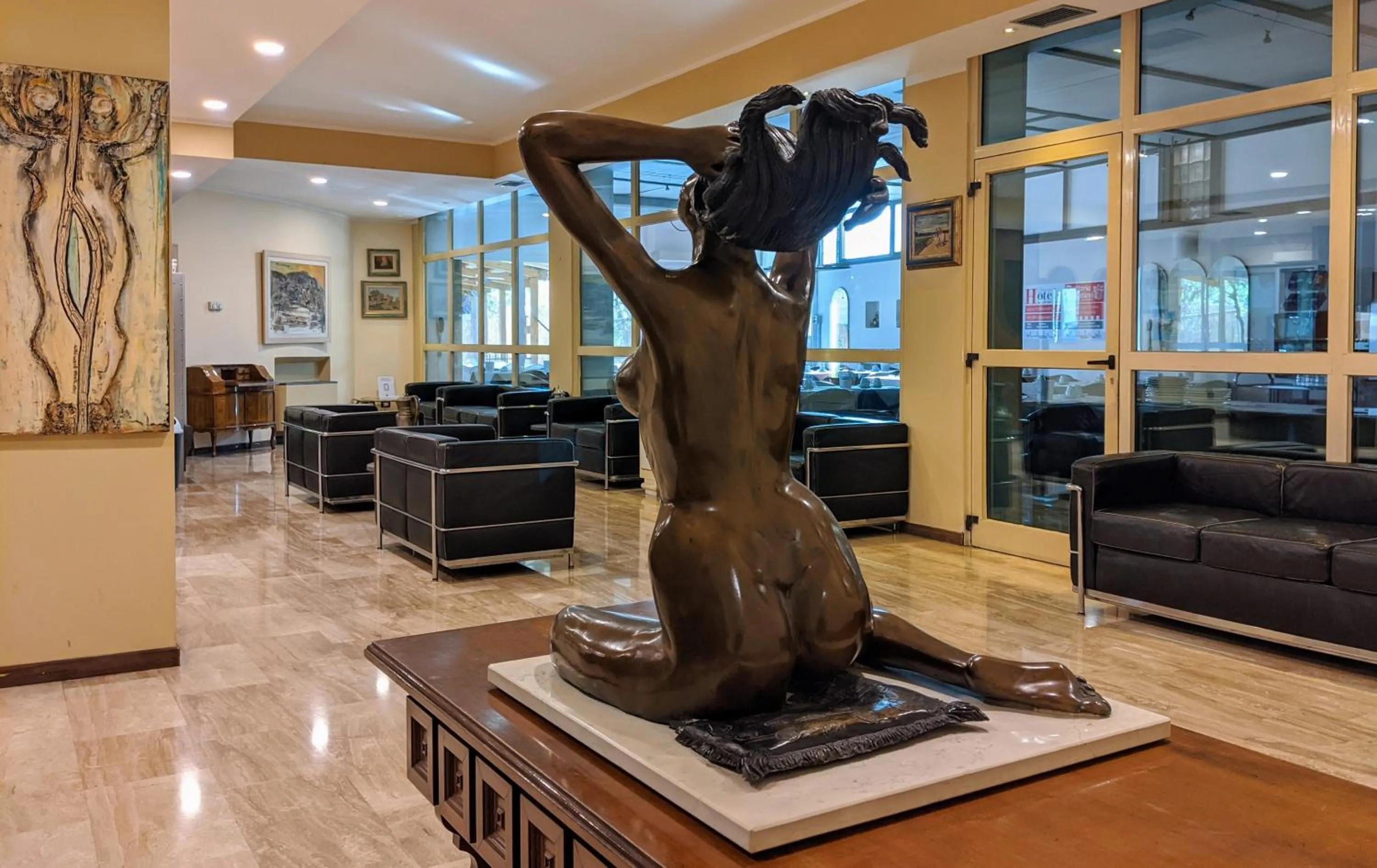 Lobby or reception in Hotel Porta Palio