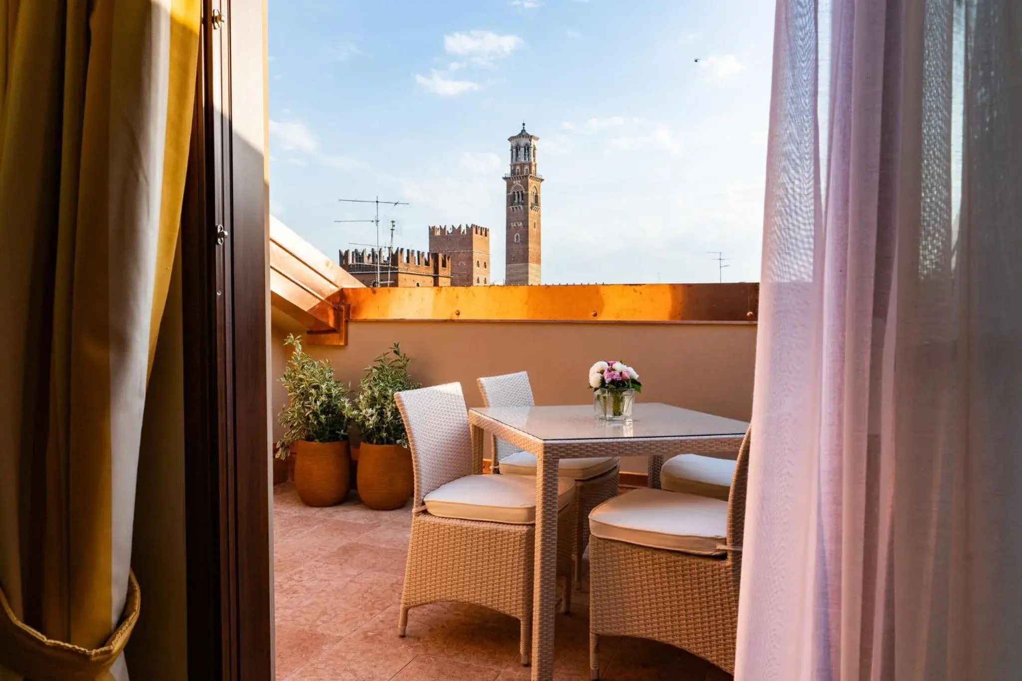 View (from property/room) in Due Torri Hotel View (from property/room) in Due Torri Hotel