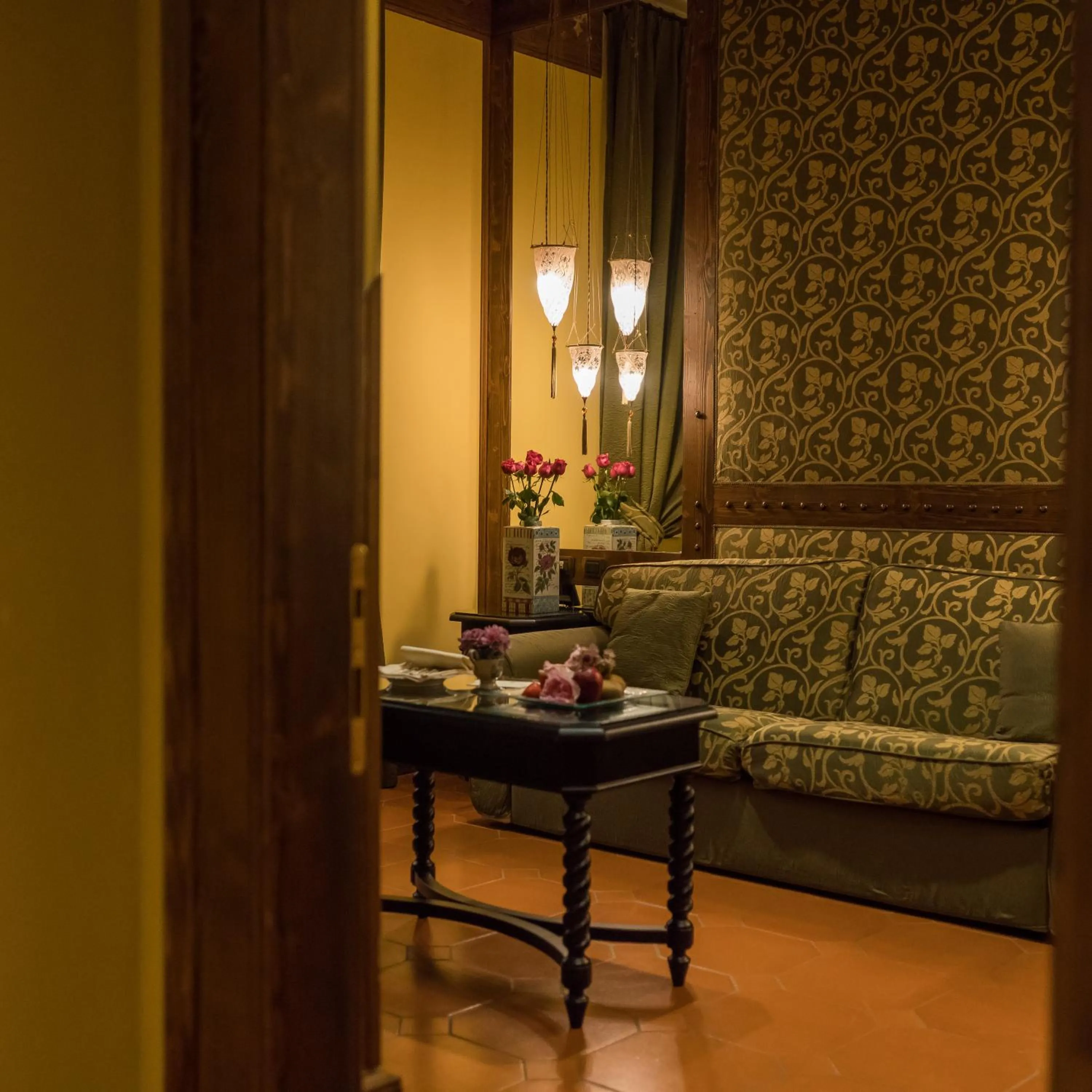 Living room in Hotel Bernini Palace