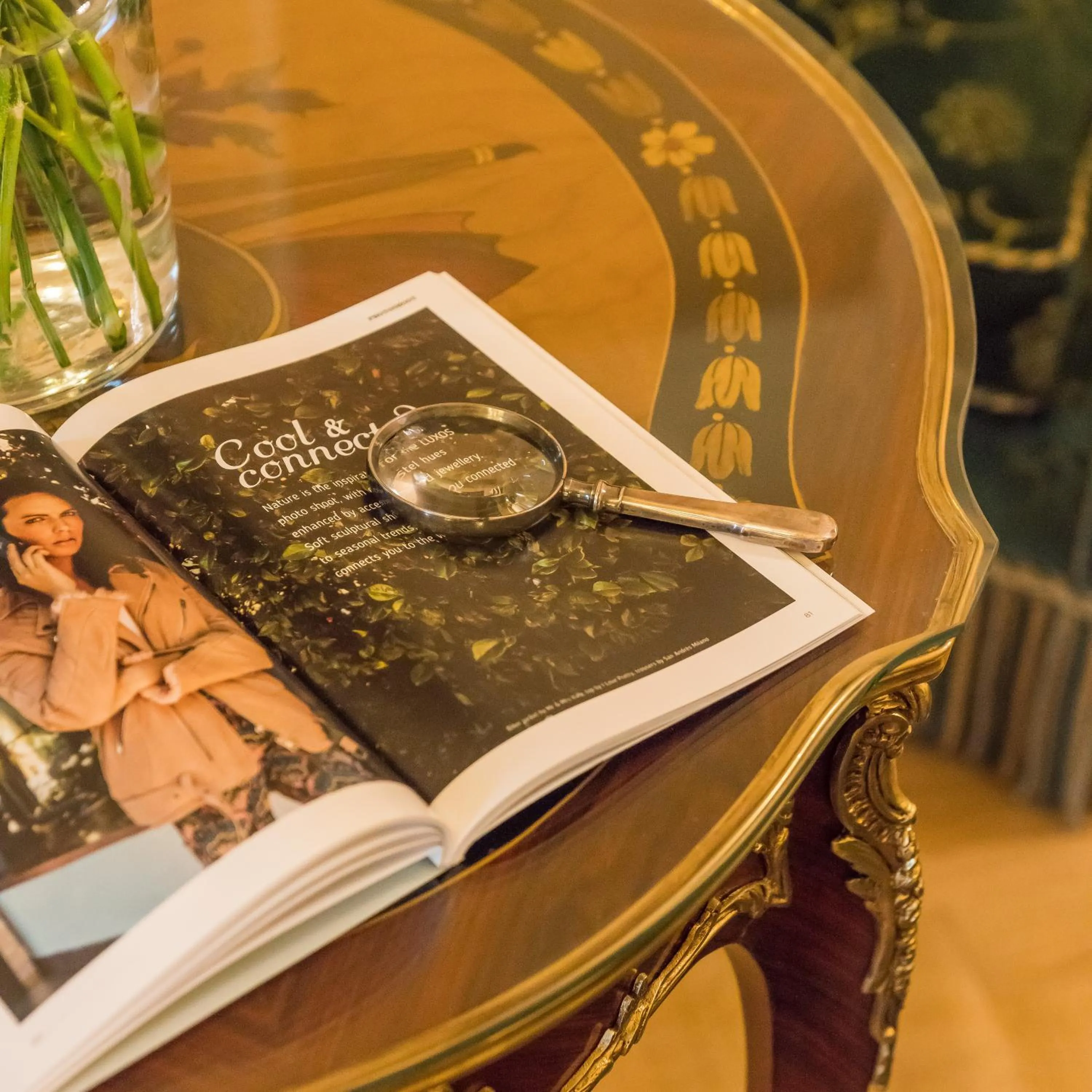 Decorative detail in Hotel Bernini Palace