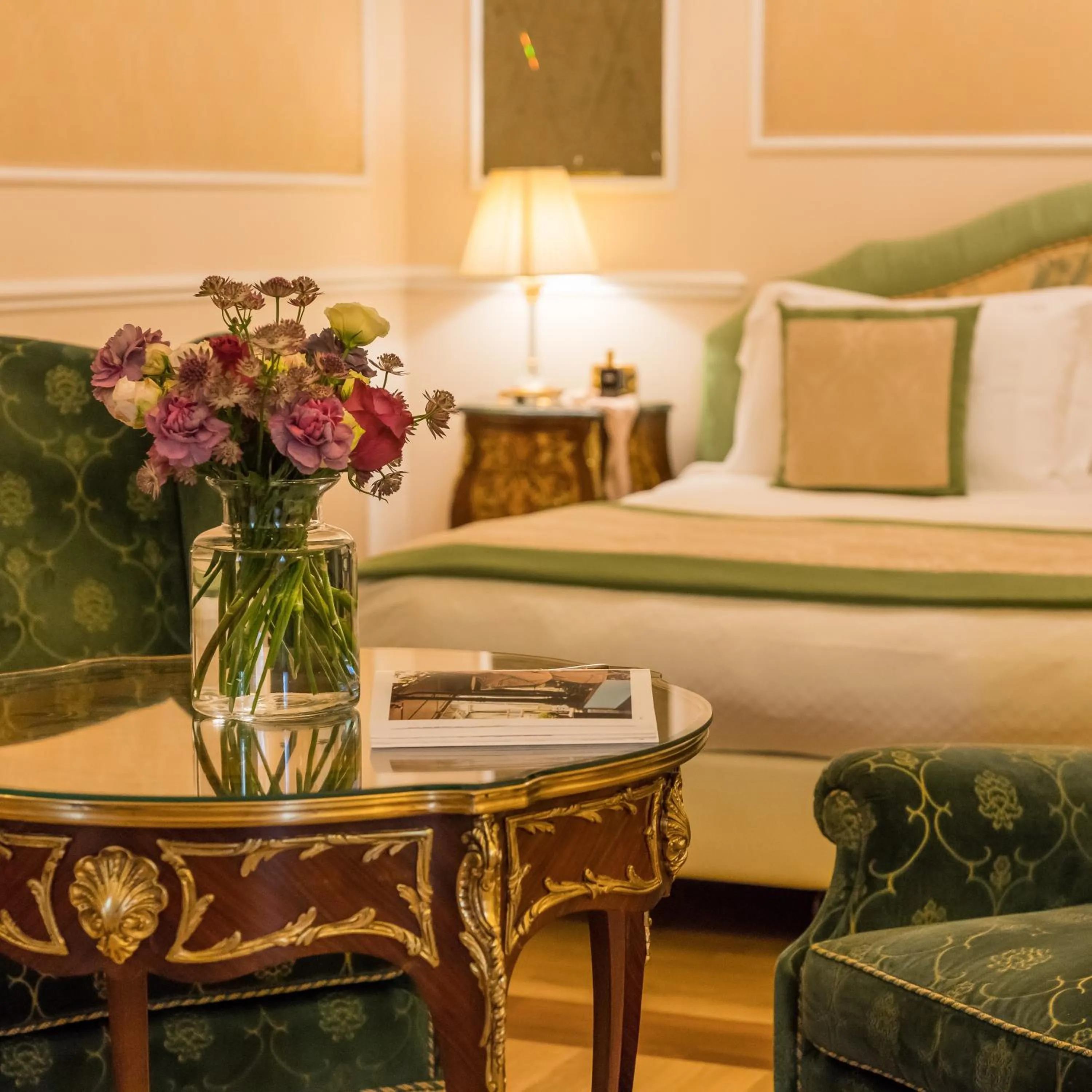 Bedroom in Hotel Bernini Palace