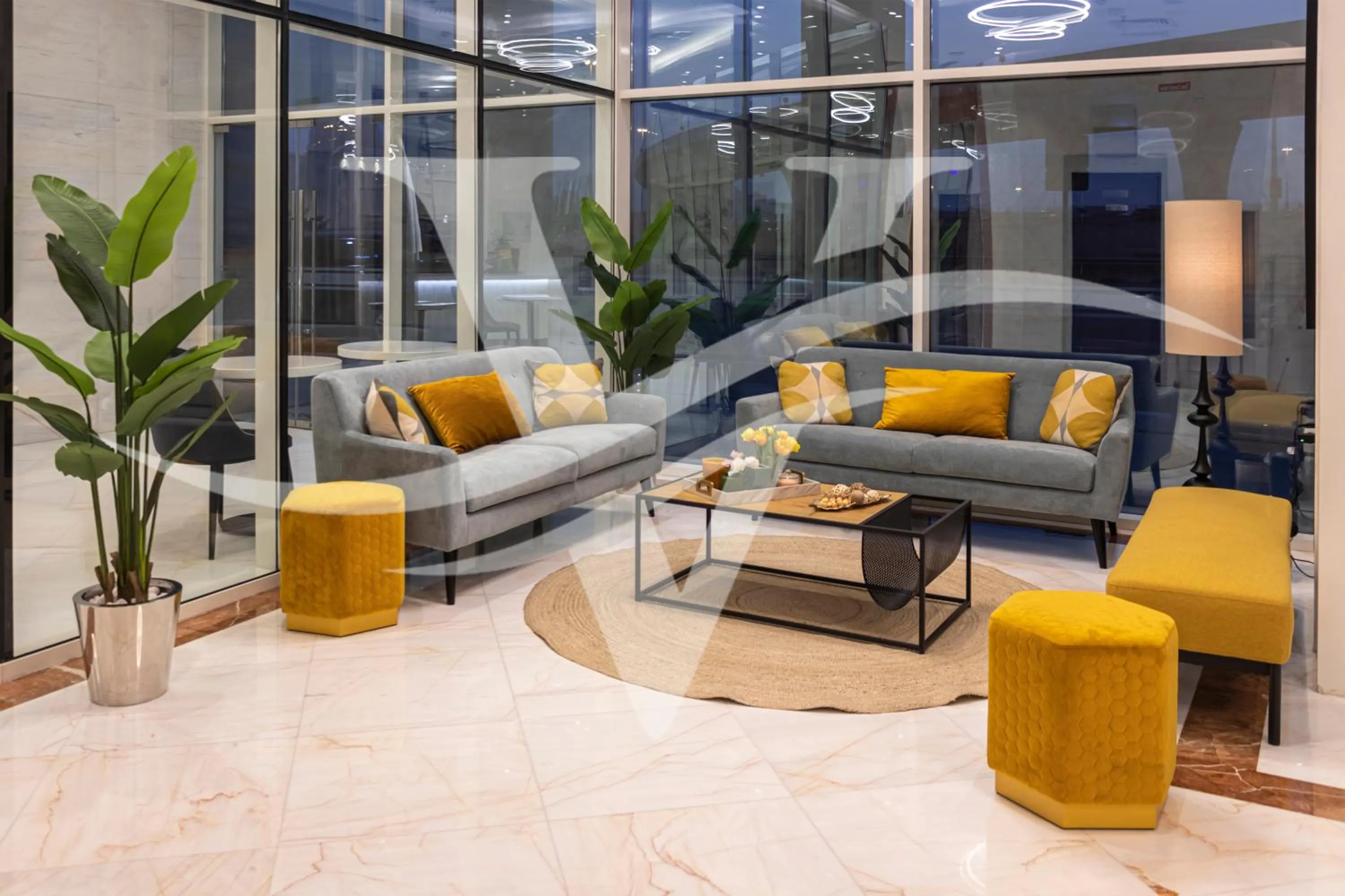 Lobby or reception in Viola Hotel Apartments