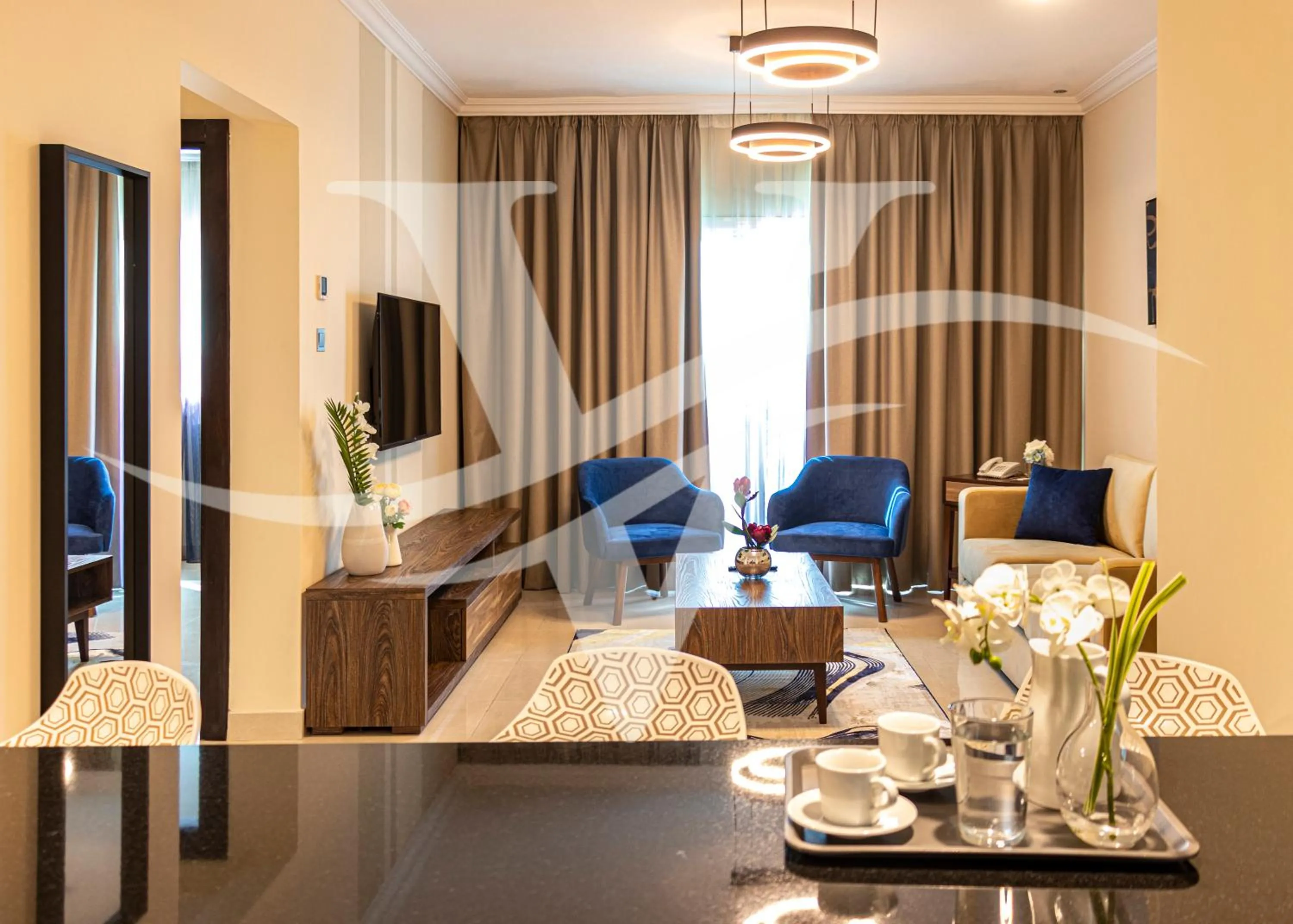 Living room in Viola Hotel Apartments
