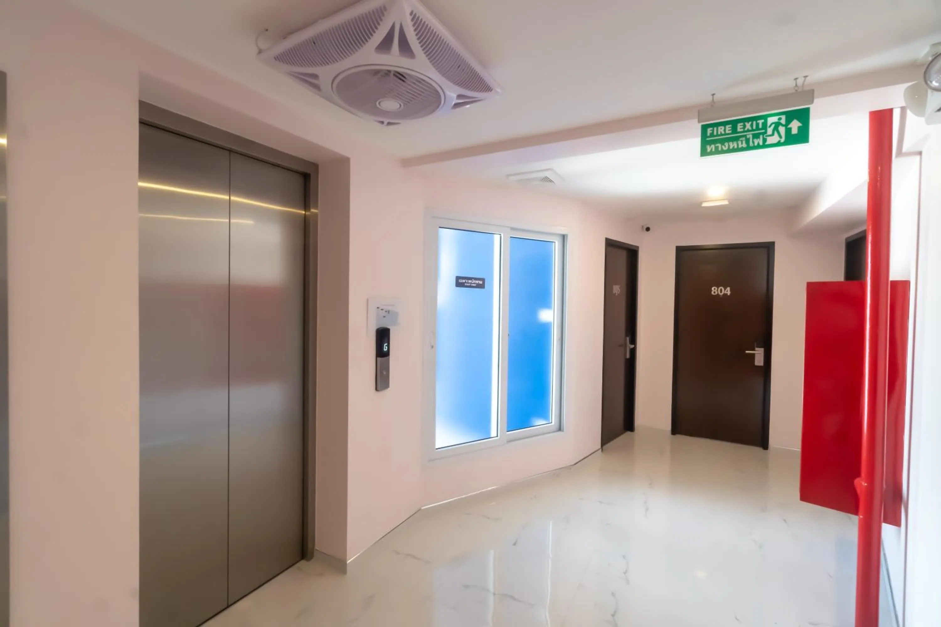 Floor plan in Spark Hotel - MRT Queen Sirikit - SHA Extra Plus Certified