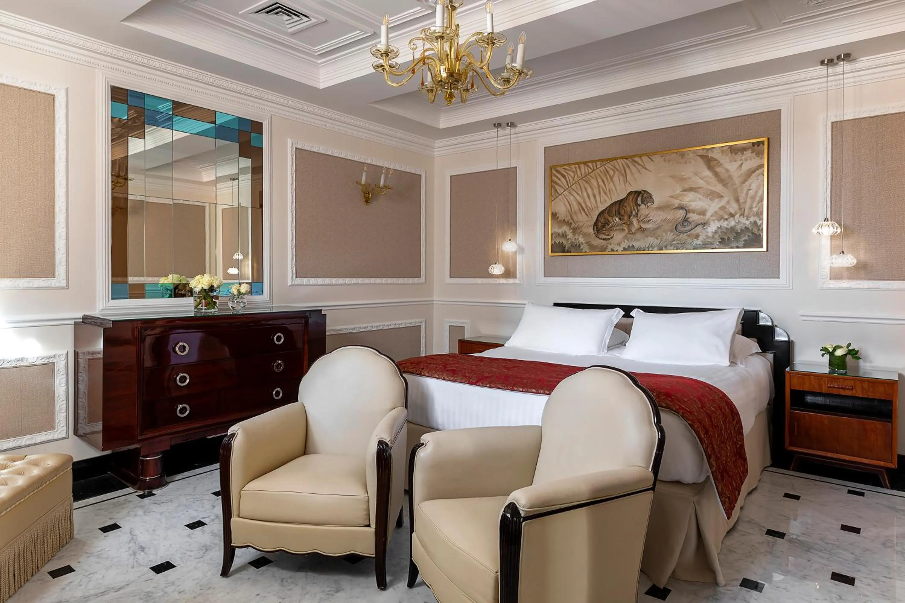 Bedroom, Bed in Baglioni Hotel Regina - The Leading Hotels of the World