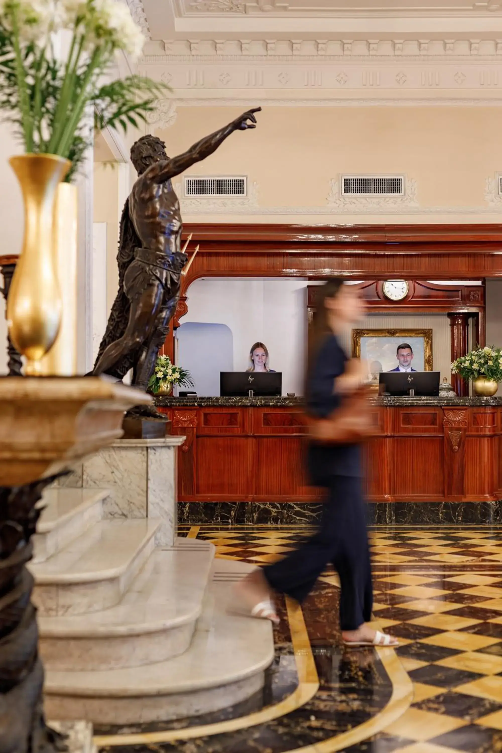 Lobby or reception in Baglioni Hotel Regina - The Leading Hotels of the World Lobby or reception in Baglioni Hotel Regina - The Leading Hotels of the World