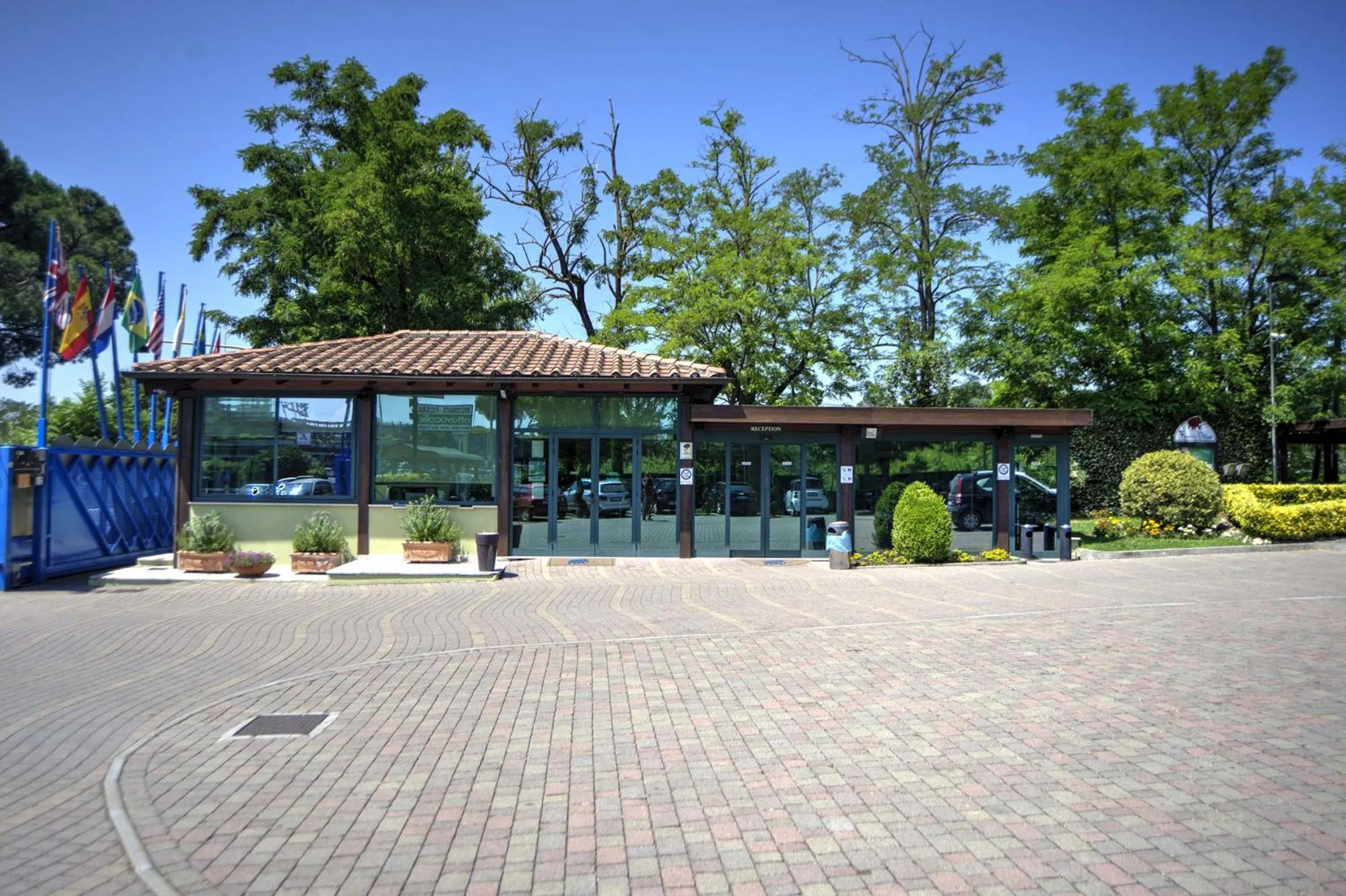 Decorative detail in Flaminio Village Bungalow Park