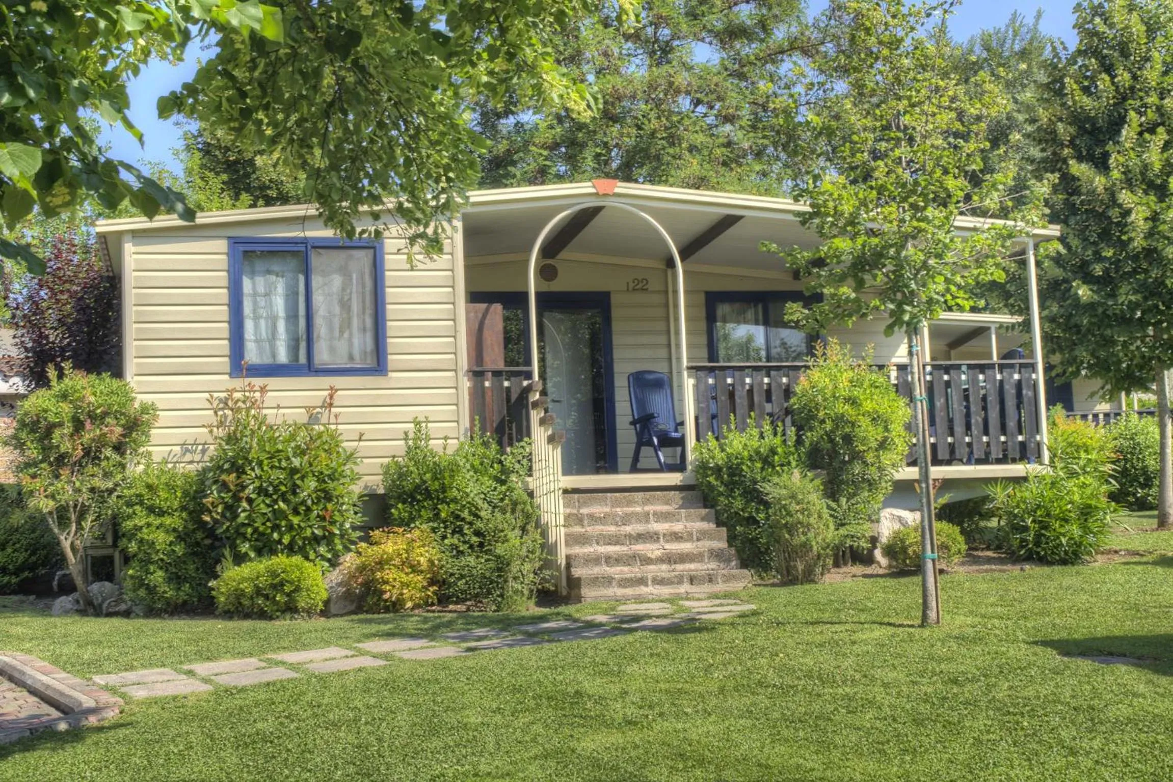 Facade/entrance in Flaminio Village Bungalow Park