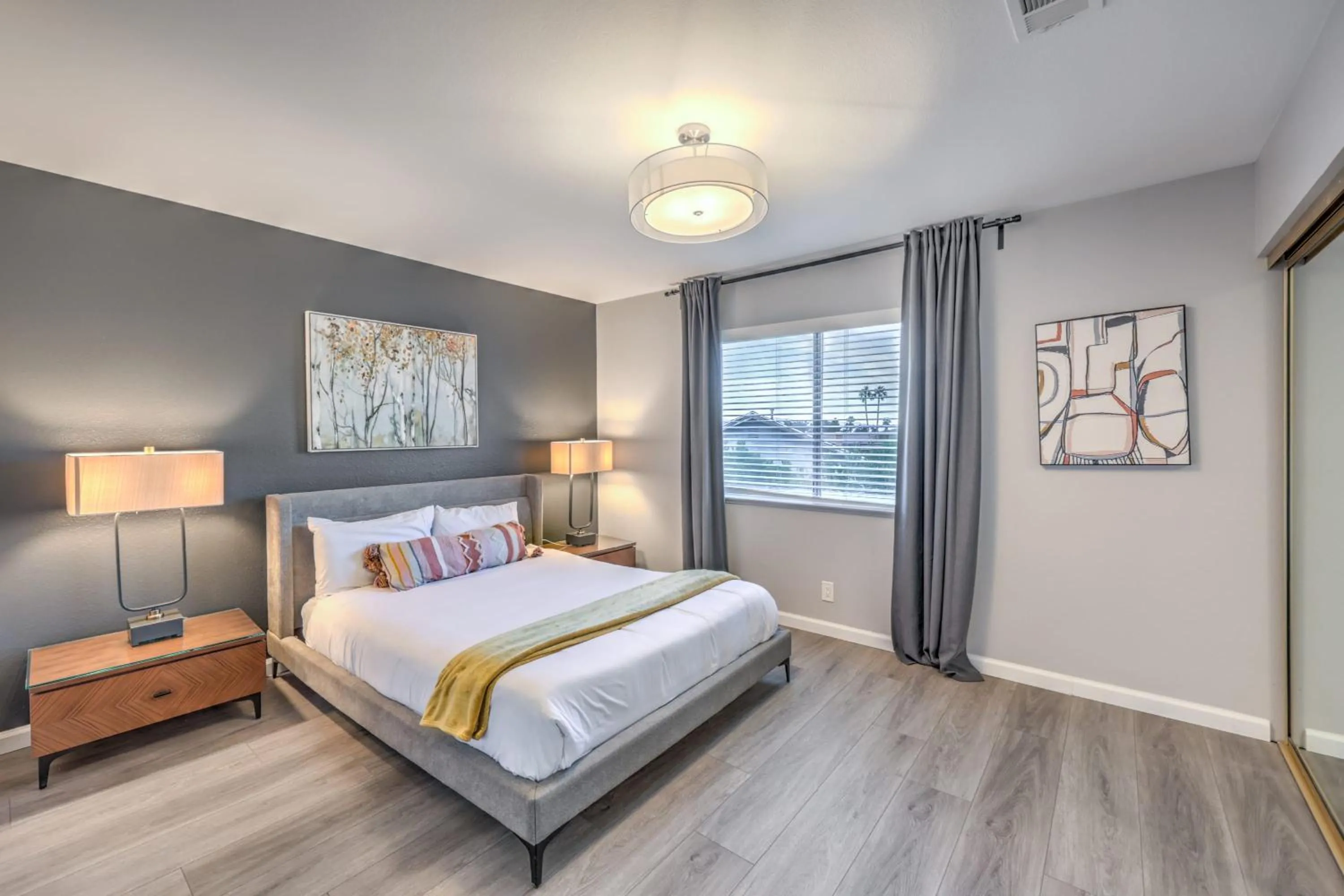 Bed in Sunset Swim, Luxury Vegas Villa with Pool, Hot Tub