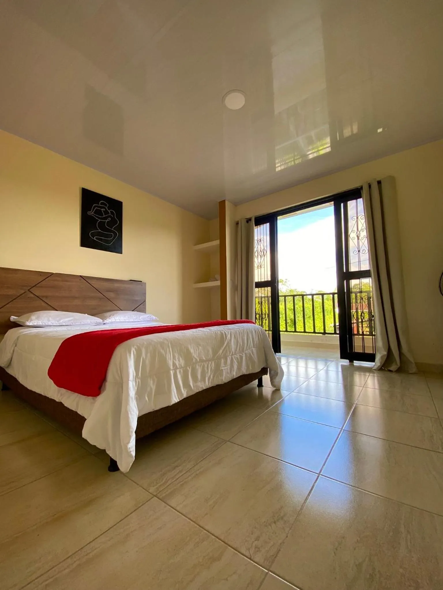 Bedroom, Bed in Hotel Casa campestre HH