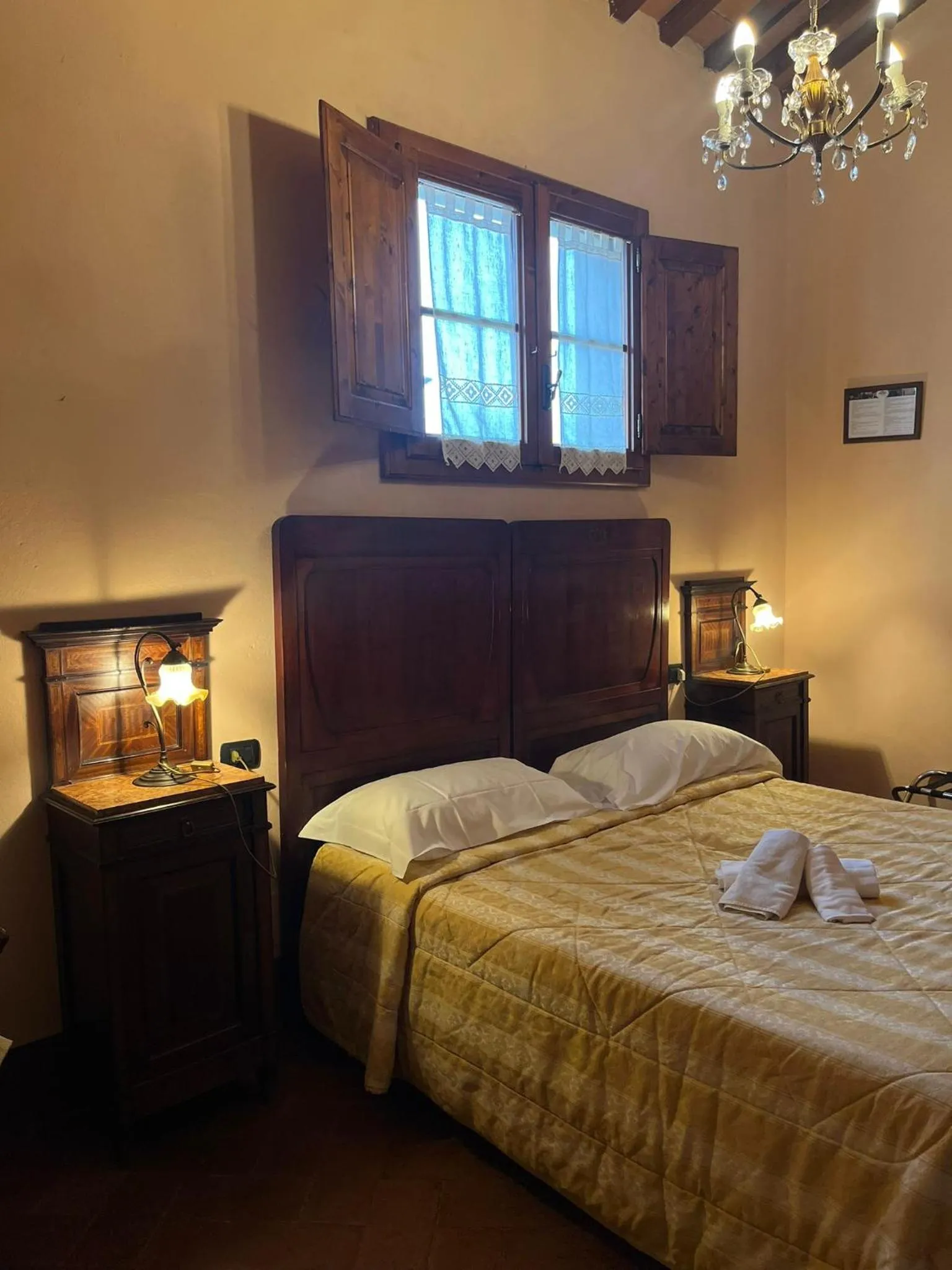 Bed in Hotel Villa Maya