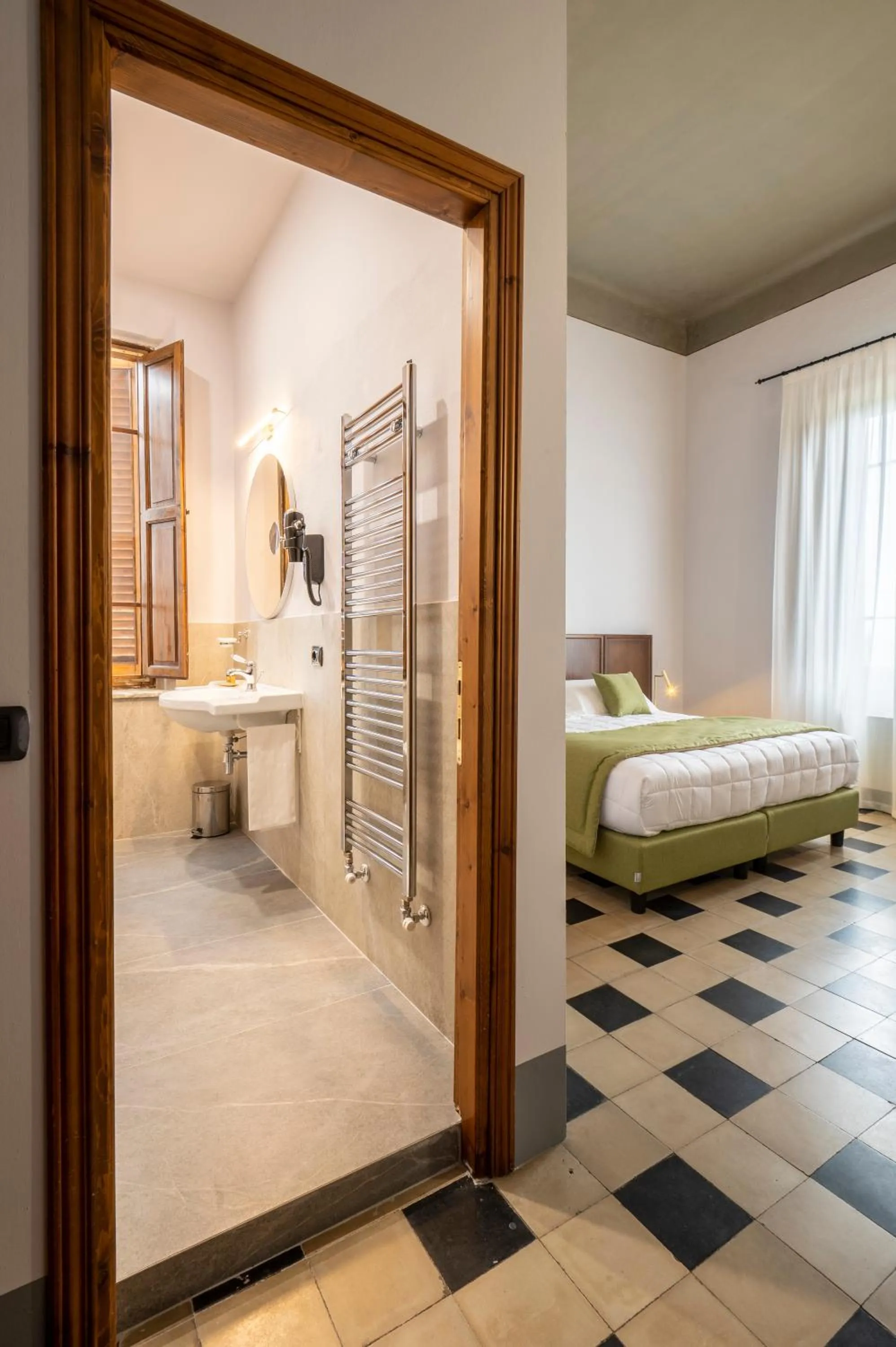 Bed in Hotel Villa Maya