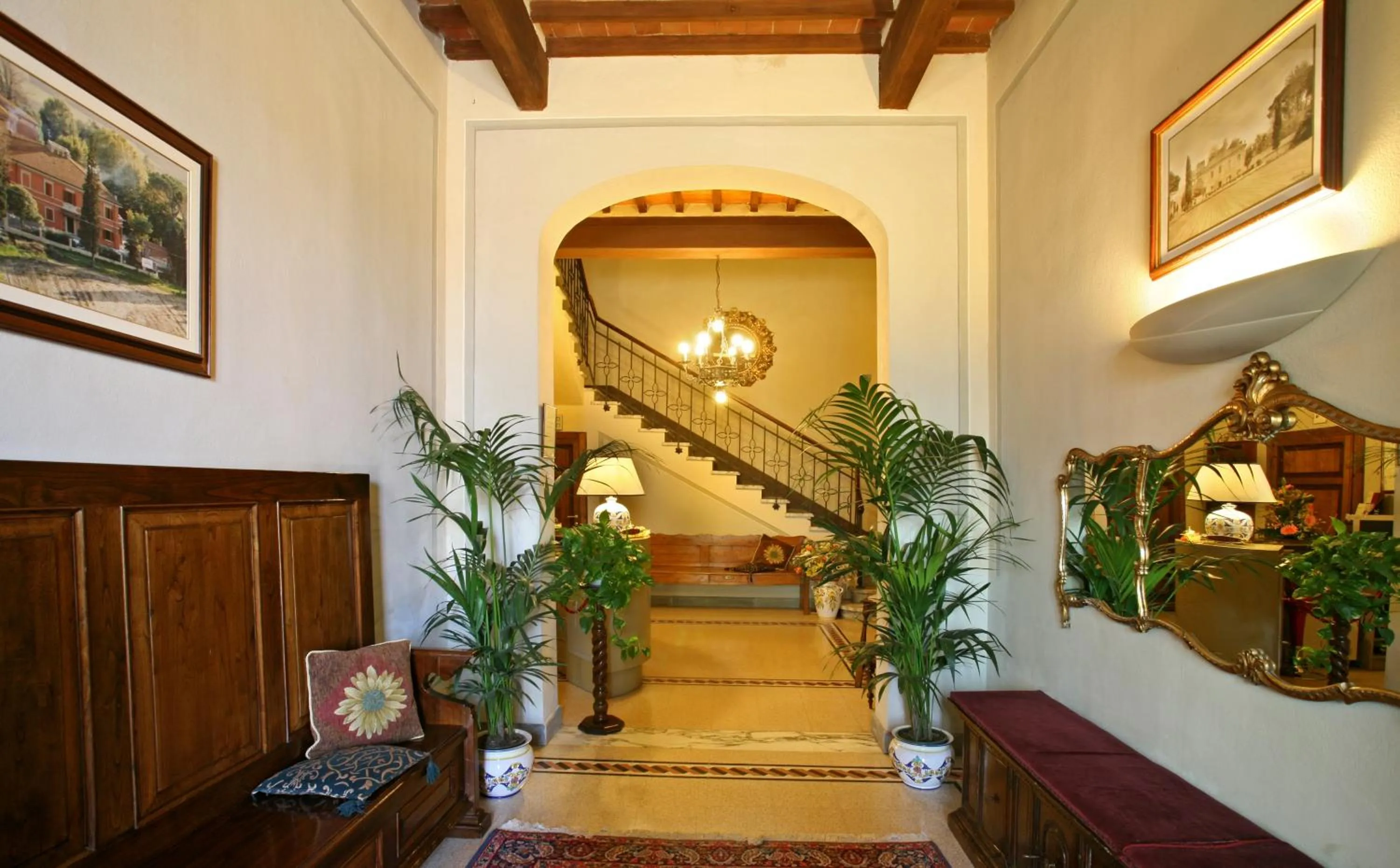 Lobby or reception in Hotel Villa Maya