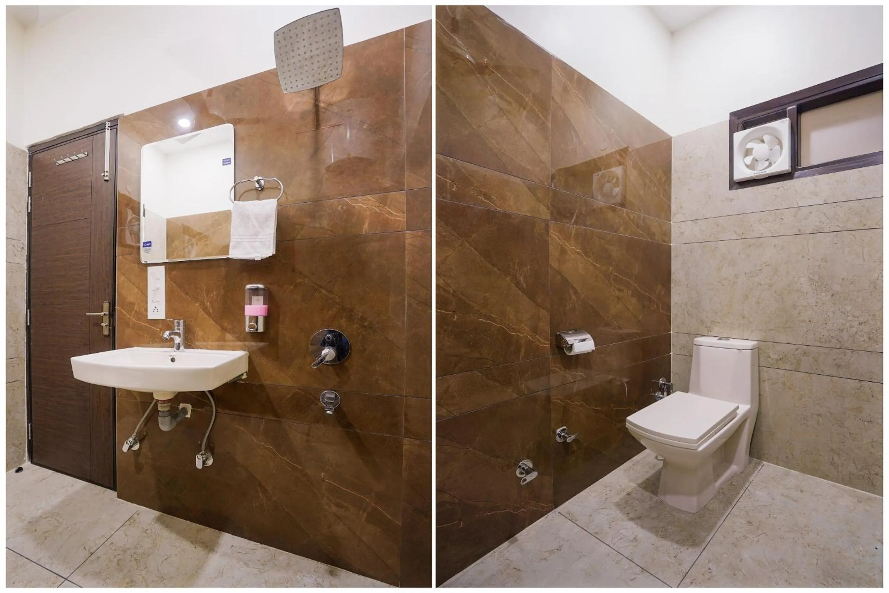 Bathroom in Hotel O Blue Stone Residency