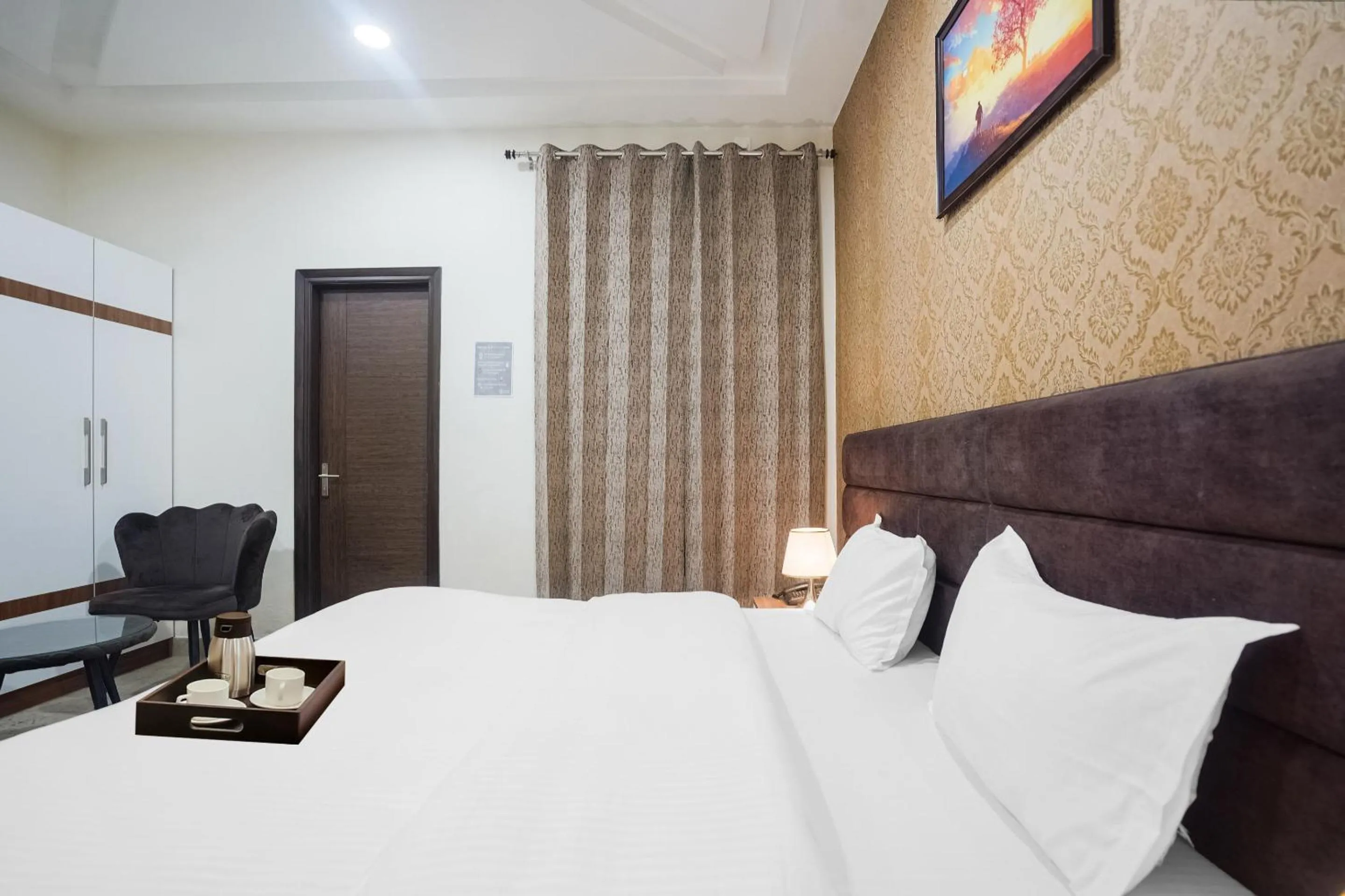 Bedroom, Bed in Hotel O Blue Stone Residency