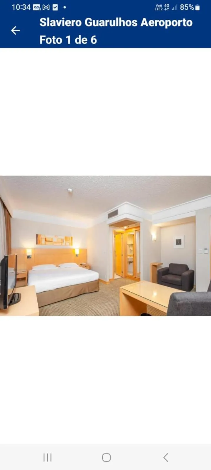 Bed in Guarulhos flat services, aeroporto
