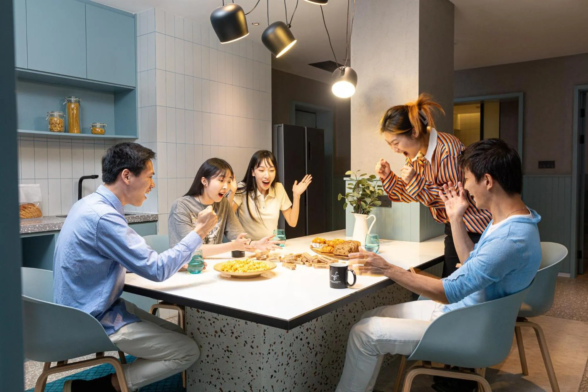 Living room in lyf by Ascott Hongqiao Shanghai NECC