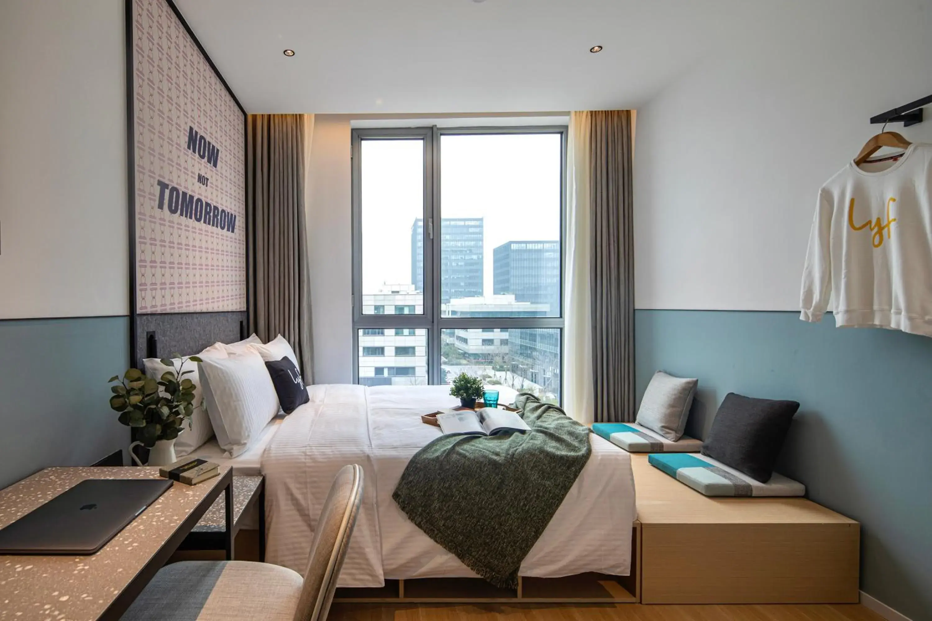 Bedroom, Bed in lyf by Ascott Hongqiao Shanghai NECC Bedroom, Bed in lyf by Ascott Hongqiao Shanghai NECC