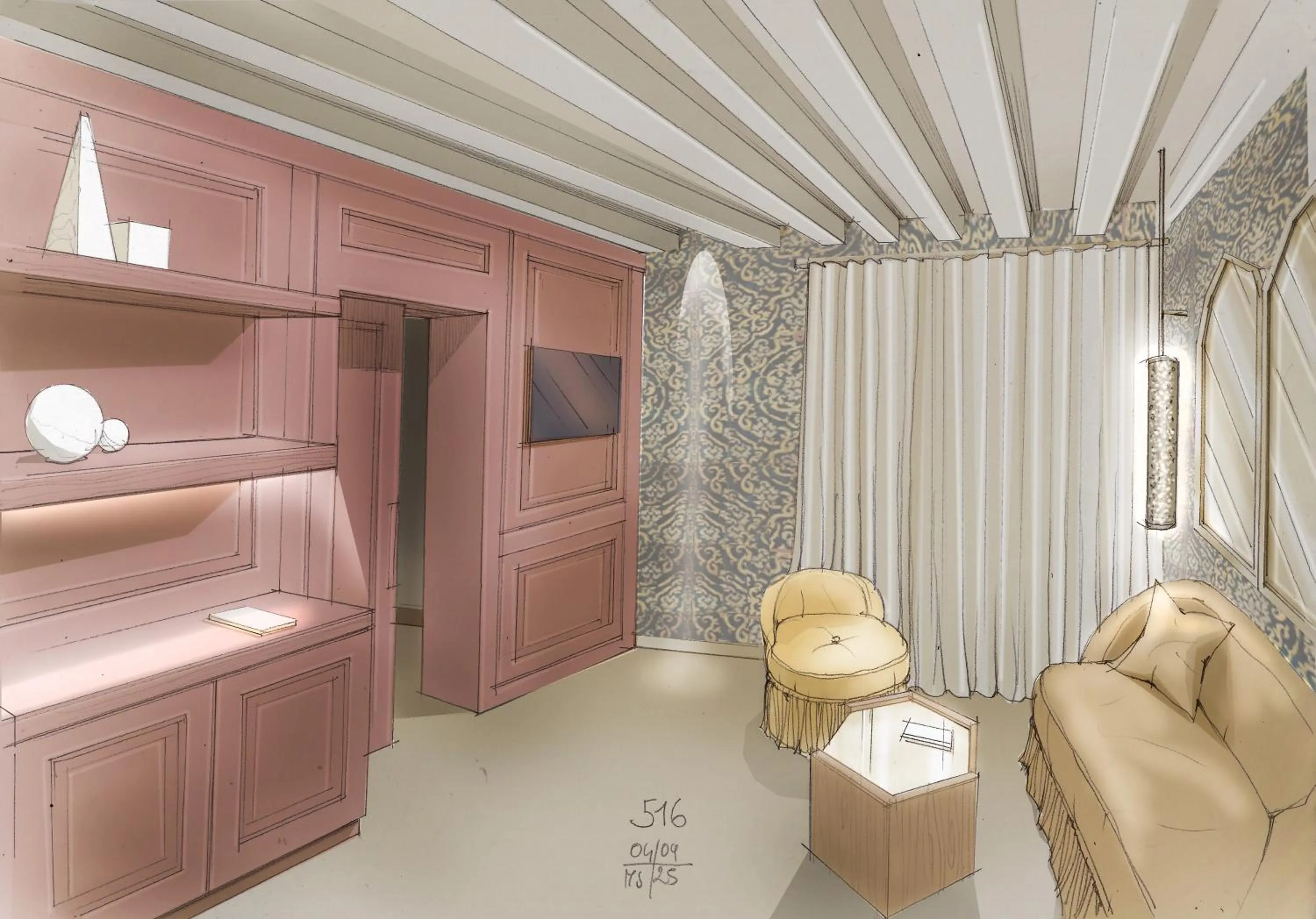 Living room in Hotel Antiche Figure