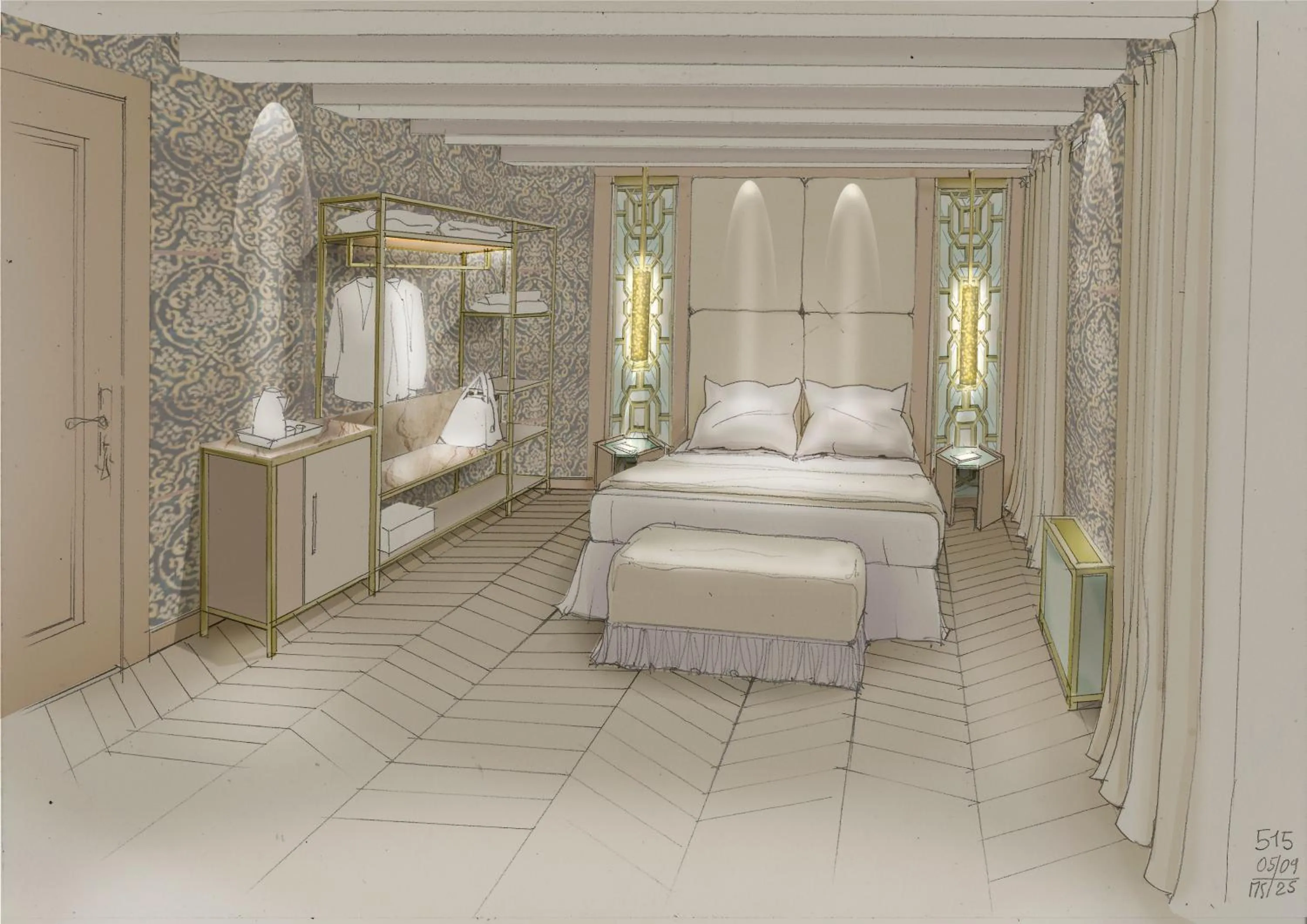 Bedroom, Bed in Hotel Antiche Figure