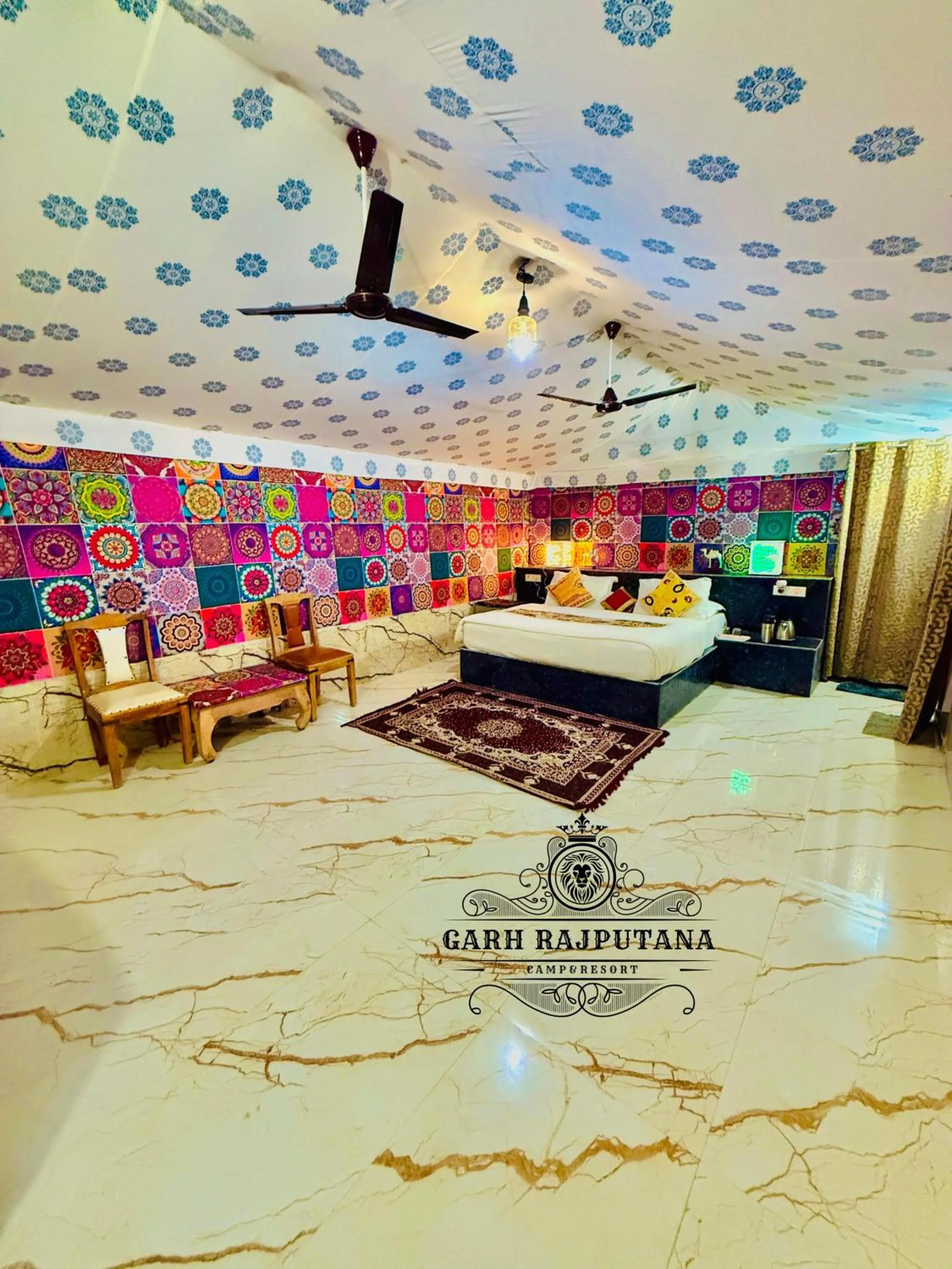 VIP in Garh Rajputana camp