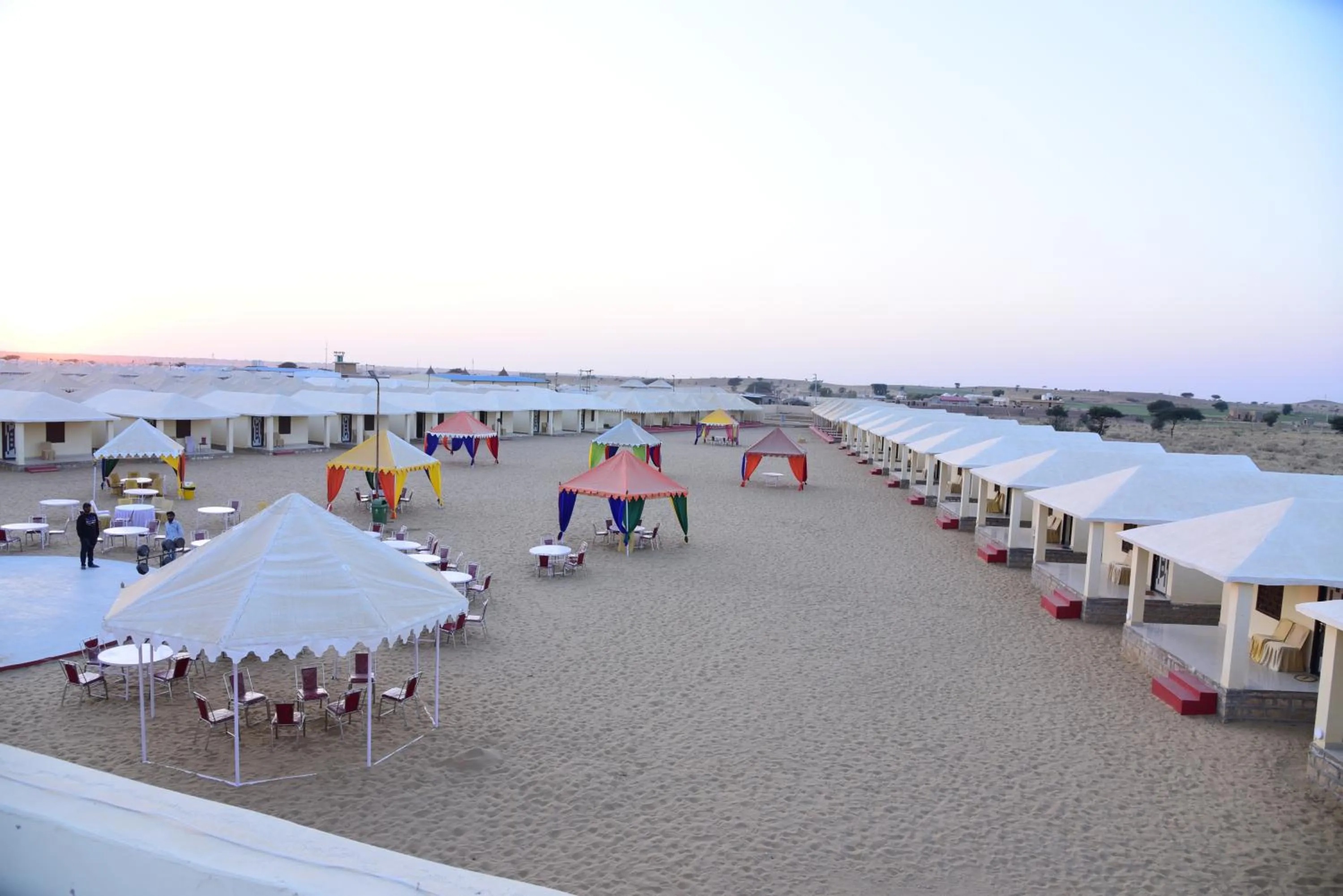 Sunrise in Garh Rajputana camp