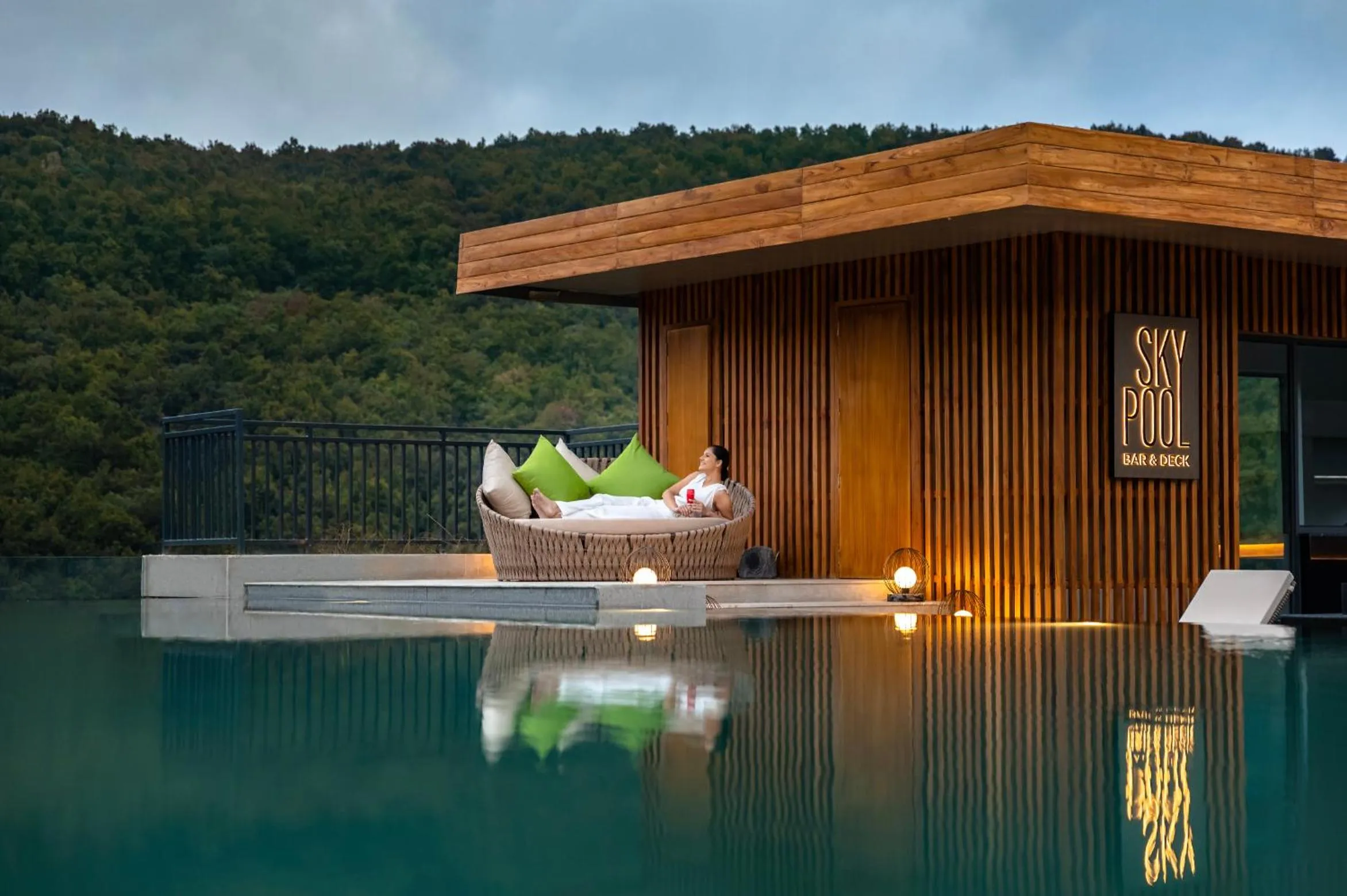 Swimming pool in Hyatt Regency Dehradun Resort and Spa