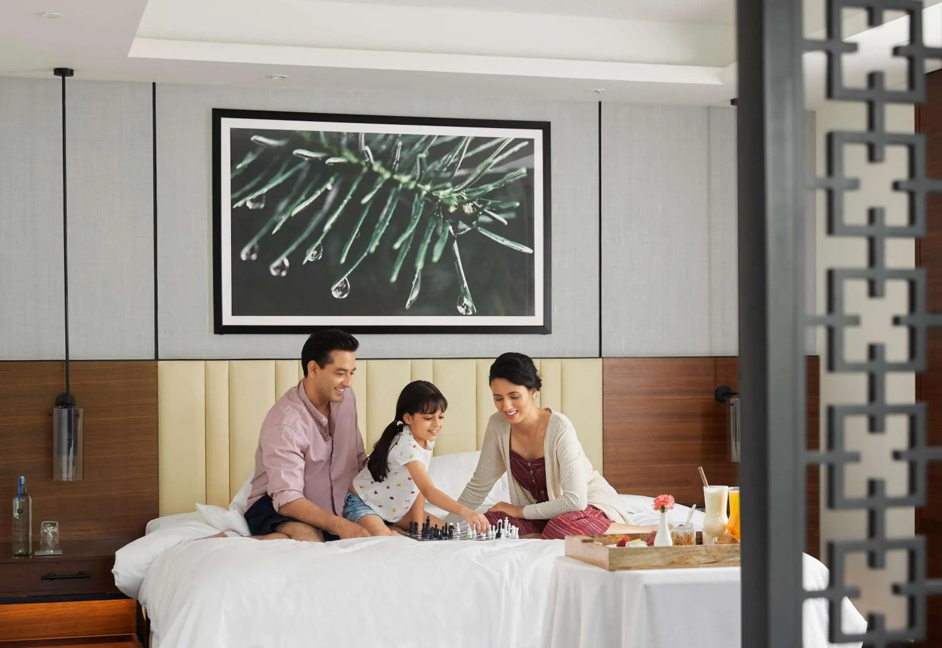 Bed in Hyatt Regency Dehradun Resort and Spa Bed in Hyatt Regency Dehradun Resort and Spa