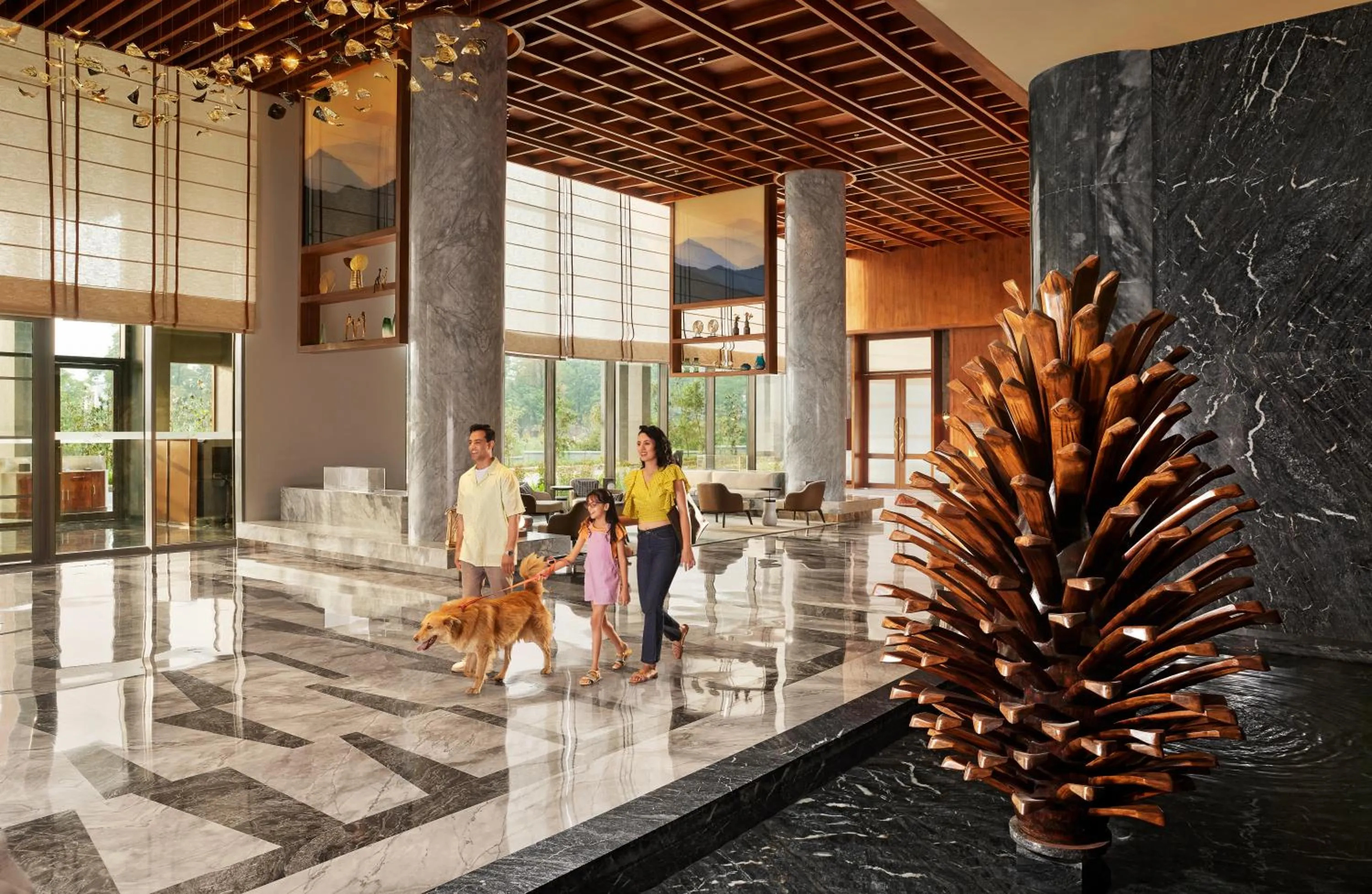 Lobby or reception in Hyatt Regency Dehradun Resort and Spa
