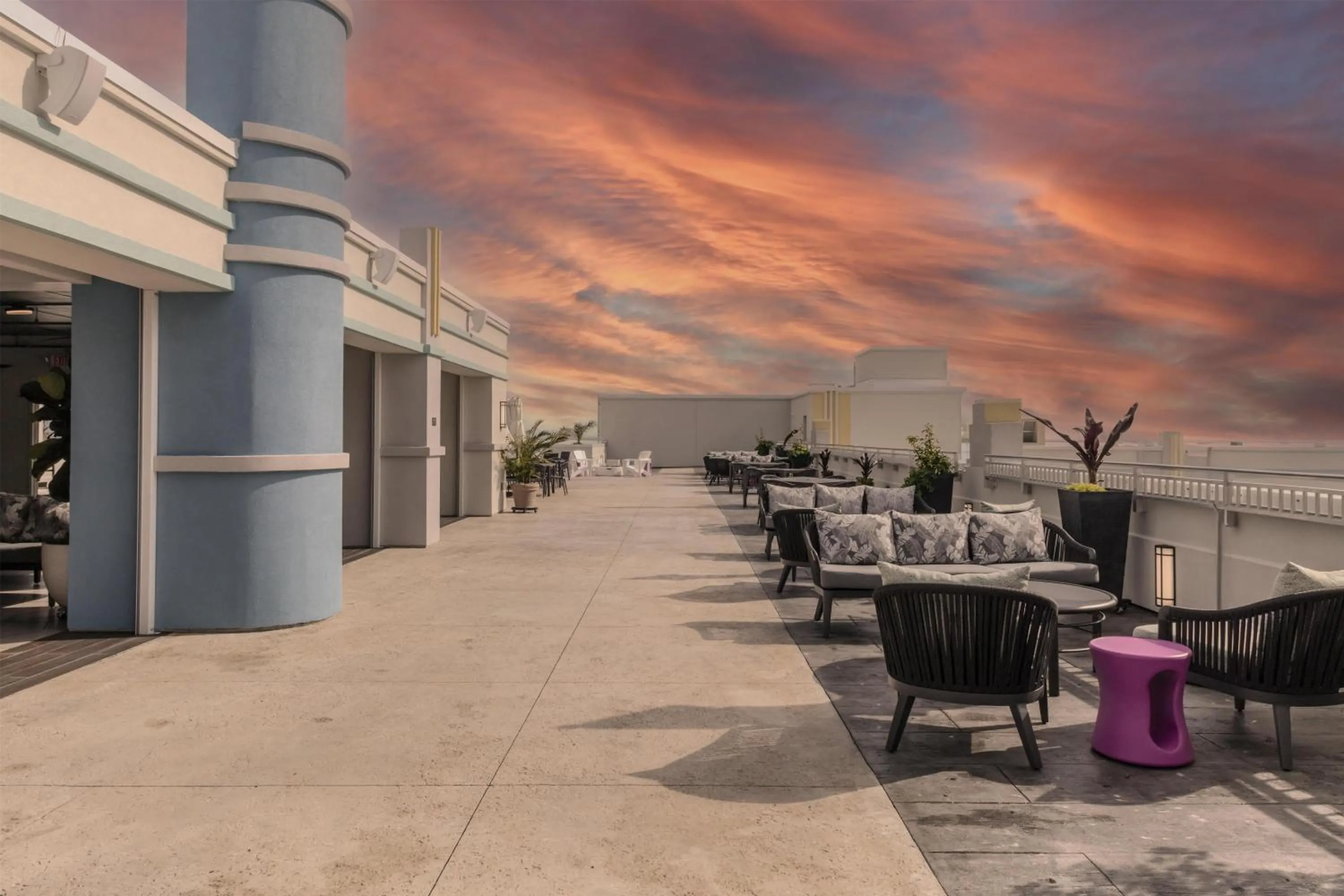 Patio in Hyatt Place St Augustine Vilano Beach