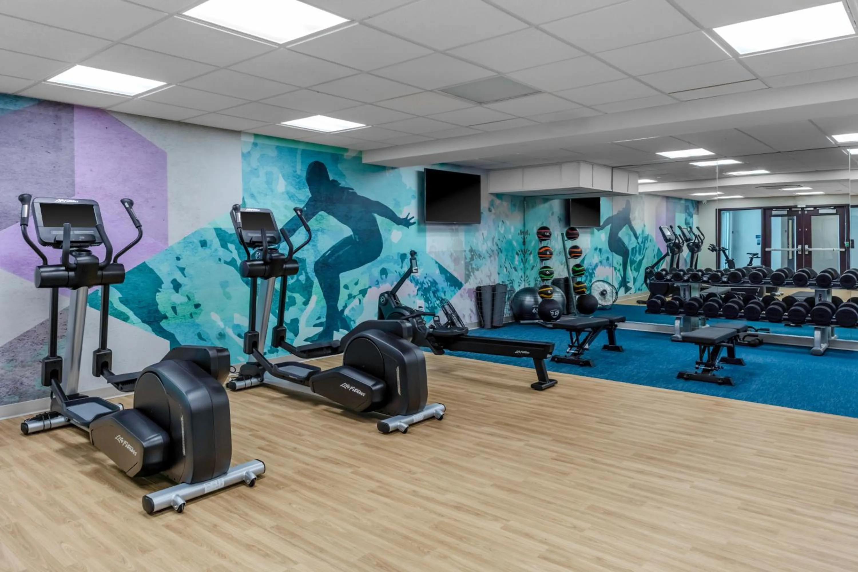 Fitness centre/facilities in Hyatt Place St Augustine Vilano Beach