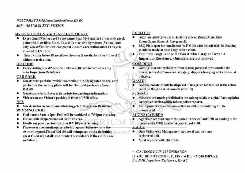 Kuantan Seaview Studio@Imperium Residence TgLumpur Kuantan Seaview Studio@Imperium Residence TgLumpur