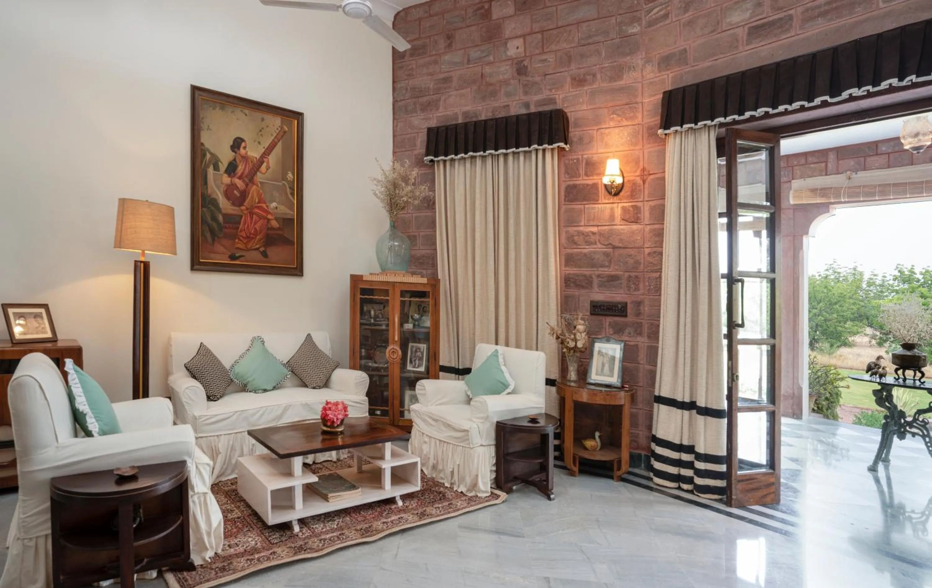 Living room in ama Stays & Trails Kothi Umednagar, Jodhpur