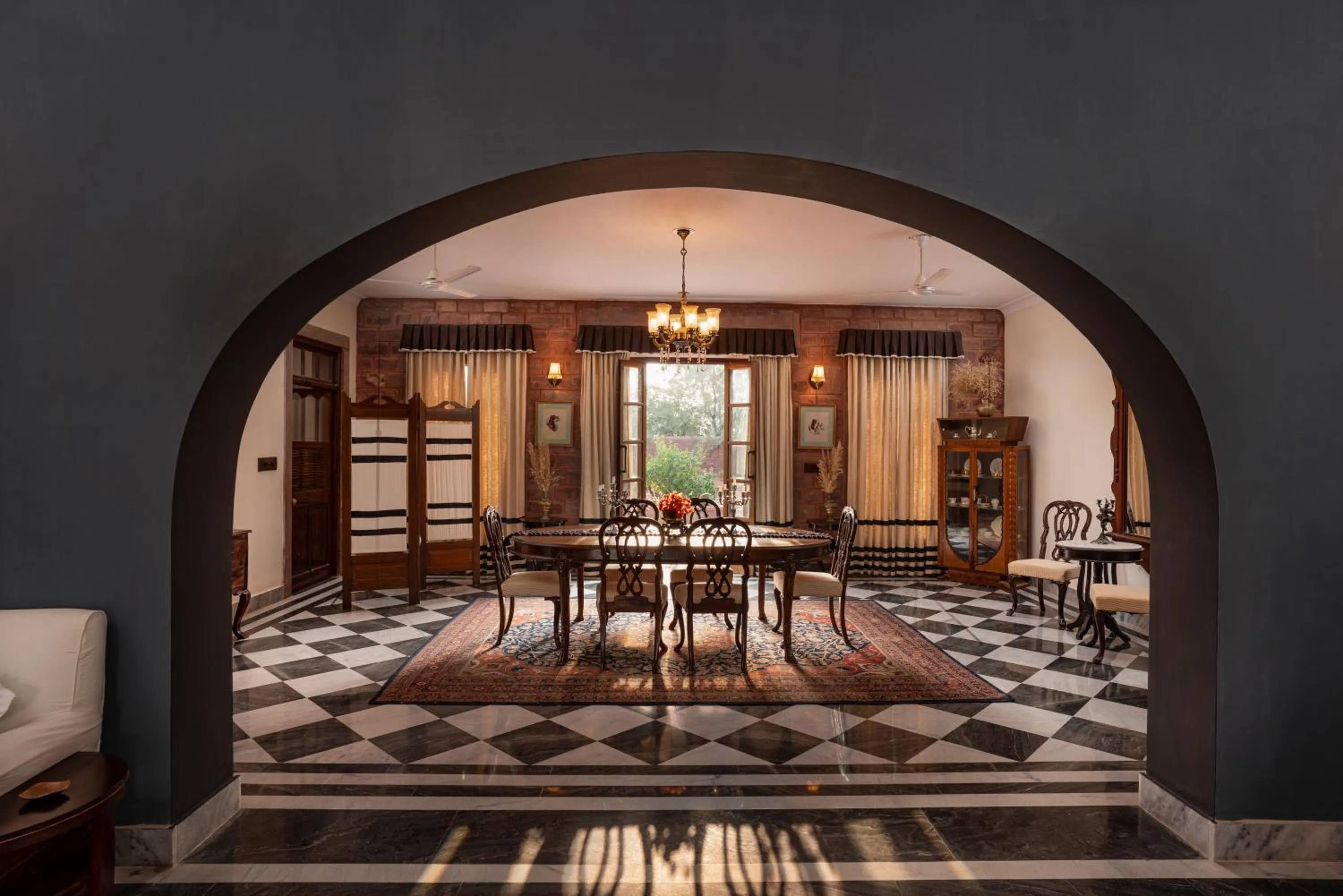 Living room in ama Stays & Trails Kothi Umednagar, Jodhpur