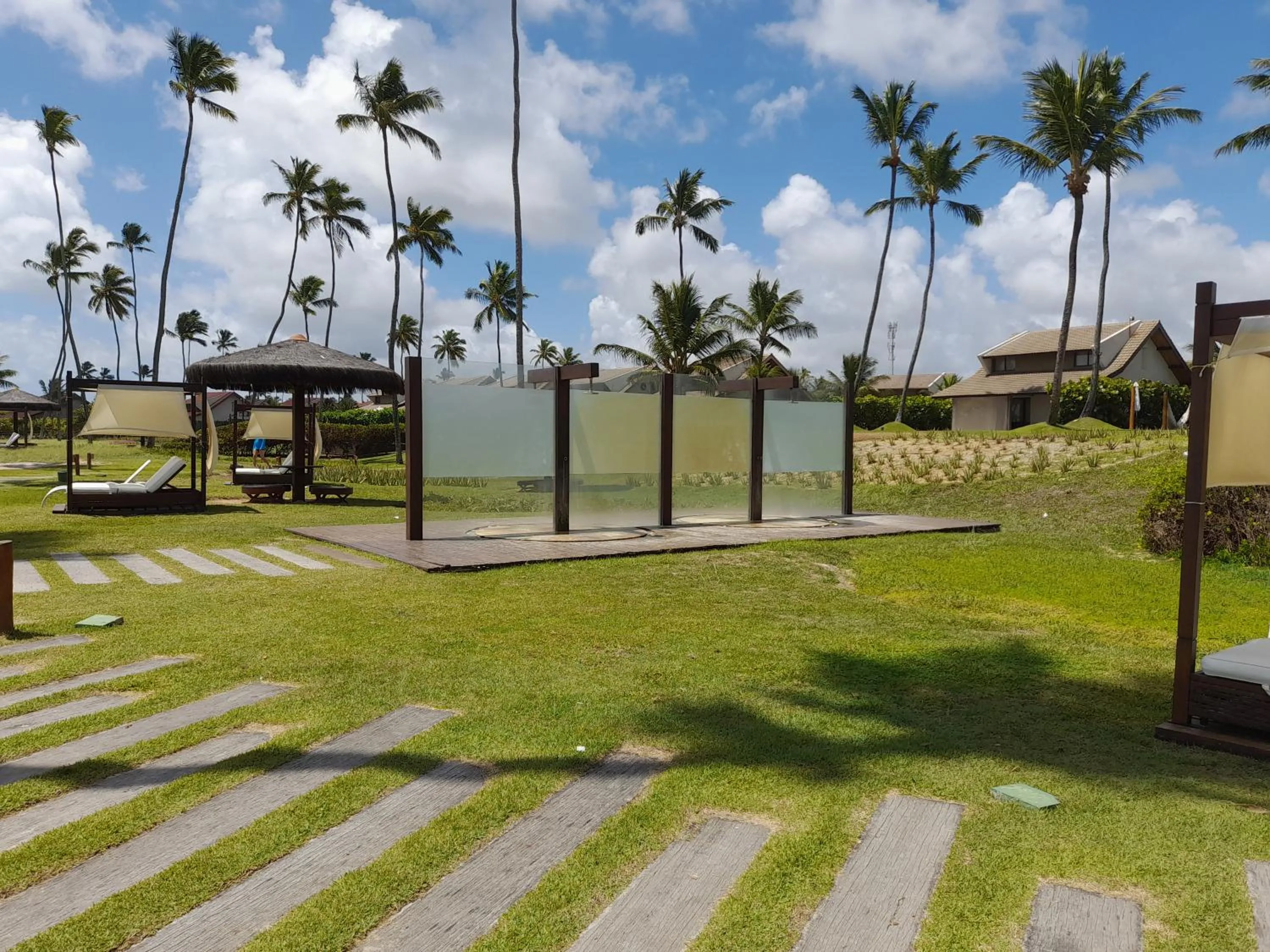 Garden in Aconchegante Flat em condomínio na beira mar de Muro Alto - Malawi Beach Resort