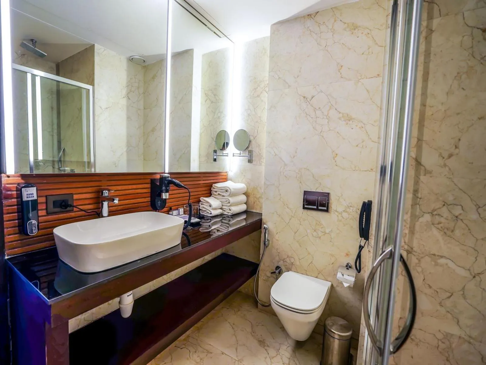 Bathroom in Essentia Luxury Hotel Indore