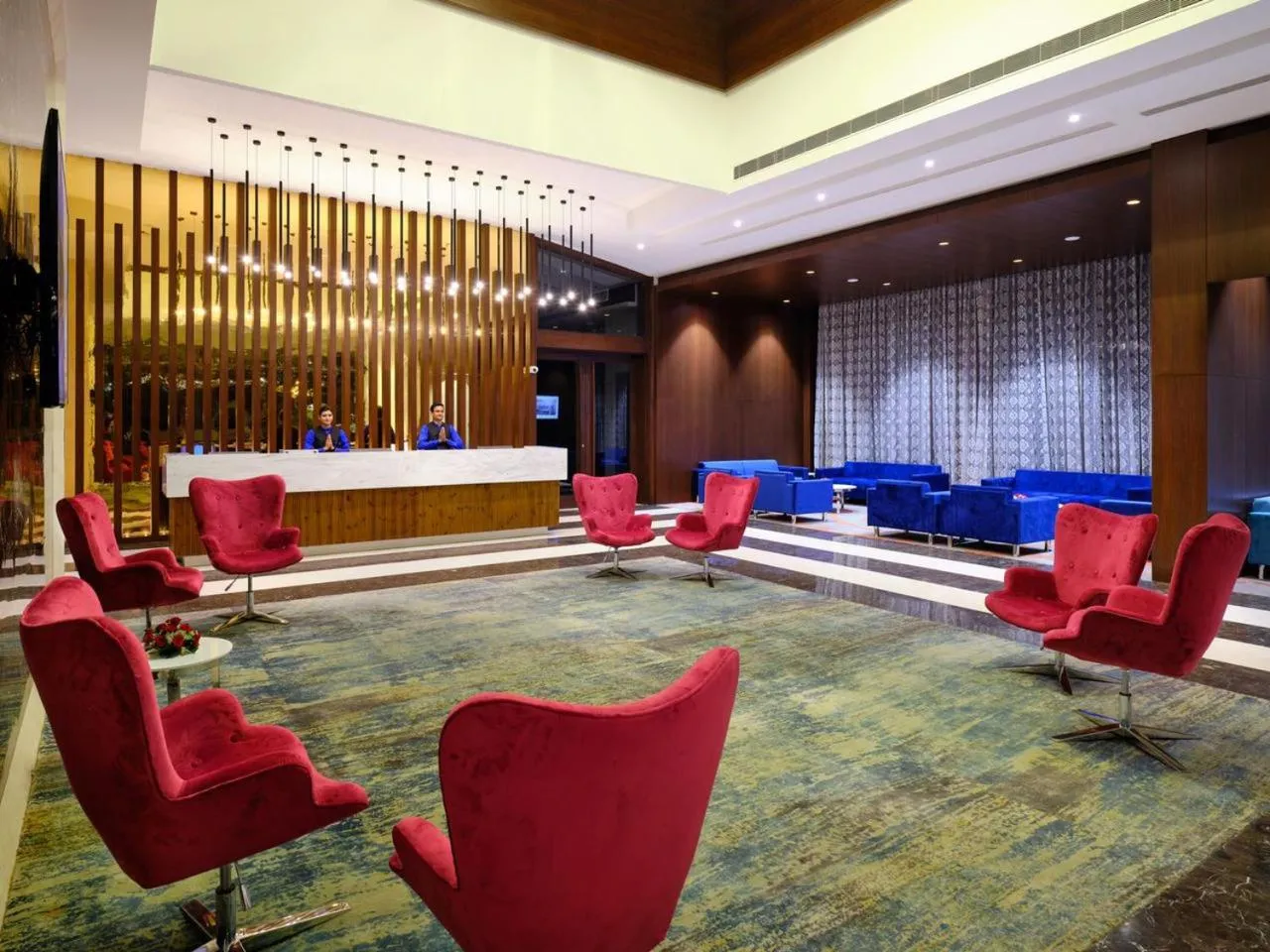 Lobby or reception in Essentia Luxury Hotel Indore