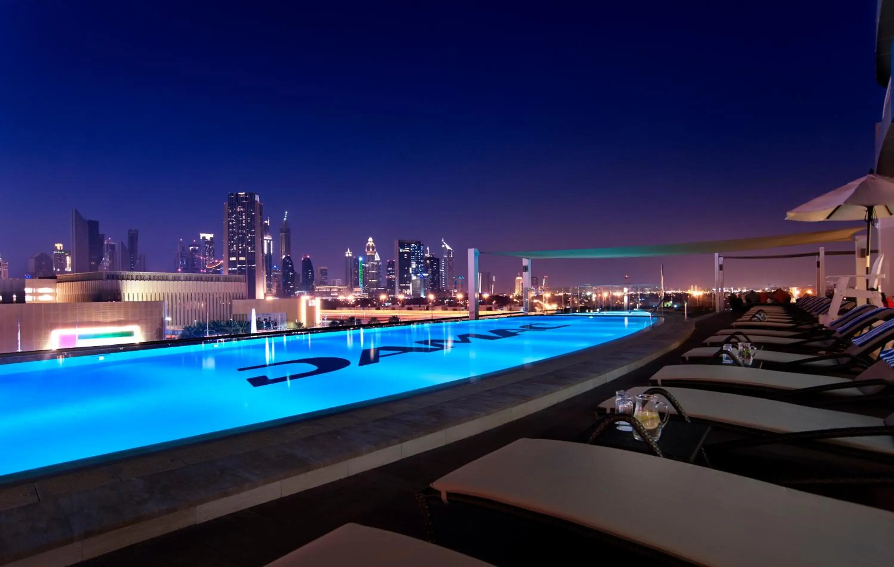 Swimming pool in DAMAC Maison Mall Street Swimming pool in DAMAC Maison Mall Street