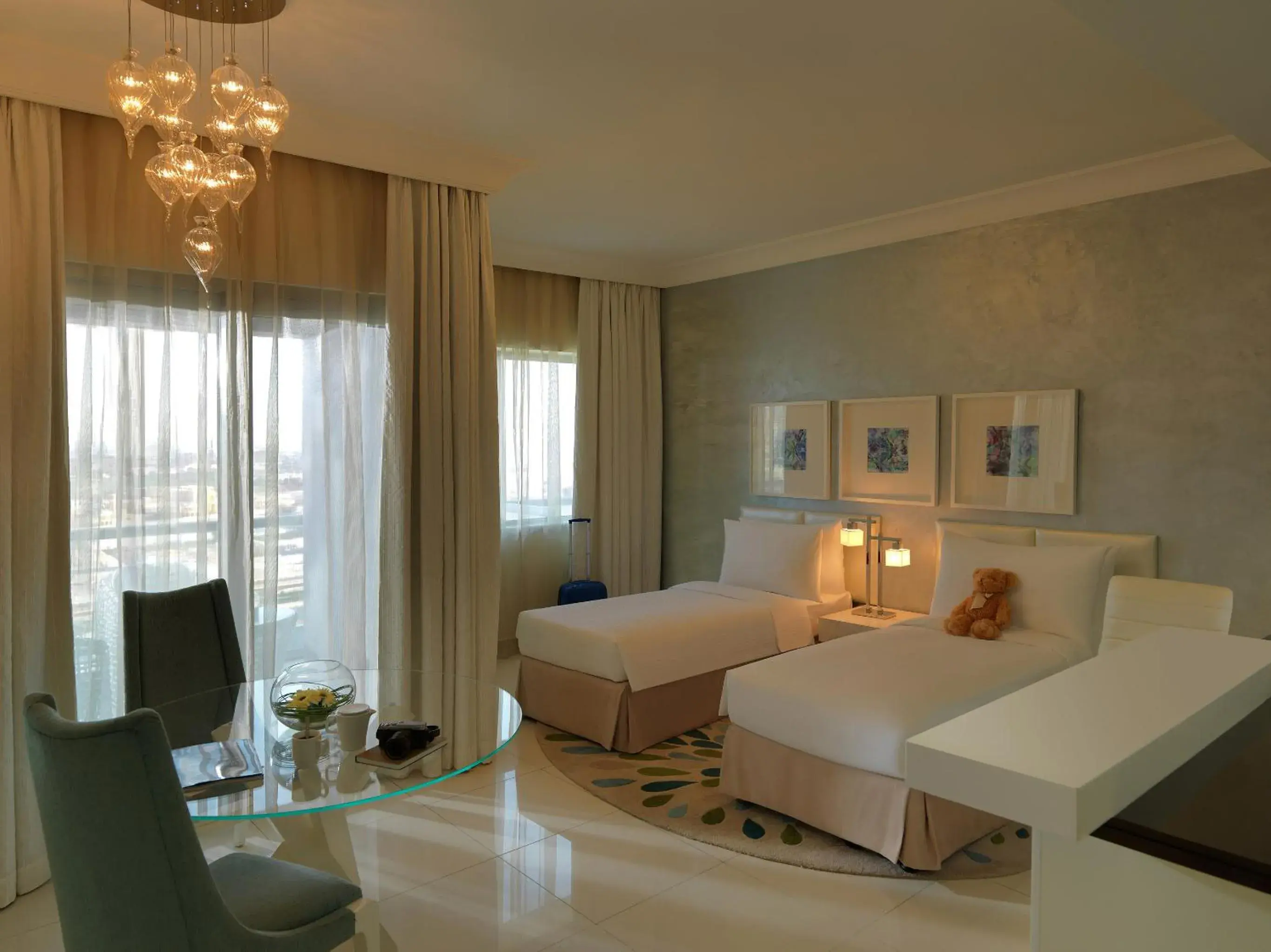 Bedroom, Bed in DAMAC Maison Mall Street Bedroom, Bed in DAMAC Maison Mall Street