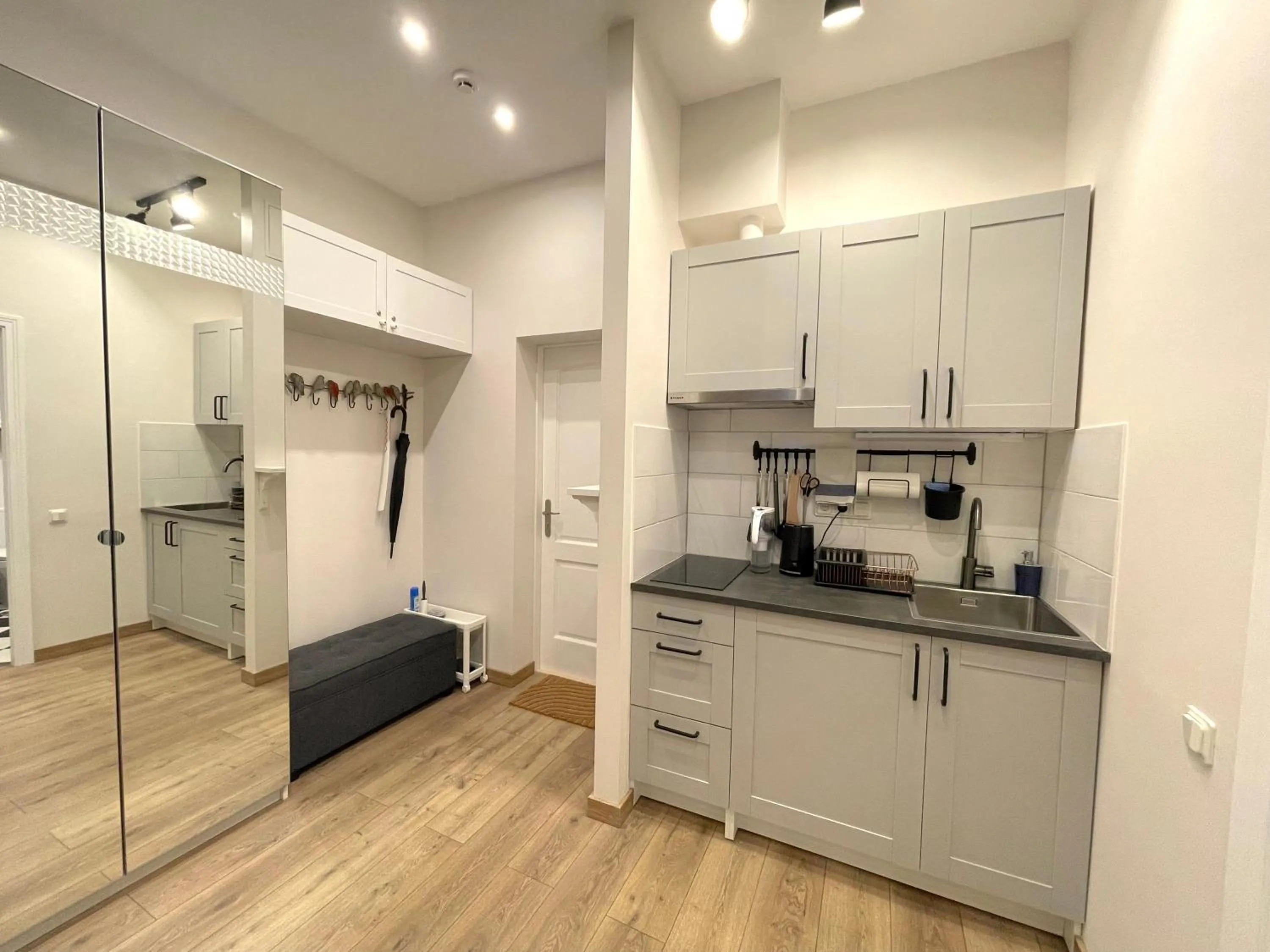 Kitchen or kitchenette in Cozy Home Jekaba Apartment, old town, self check-in