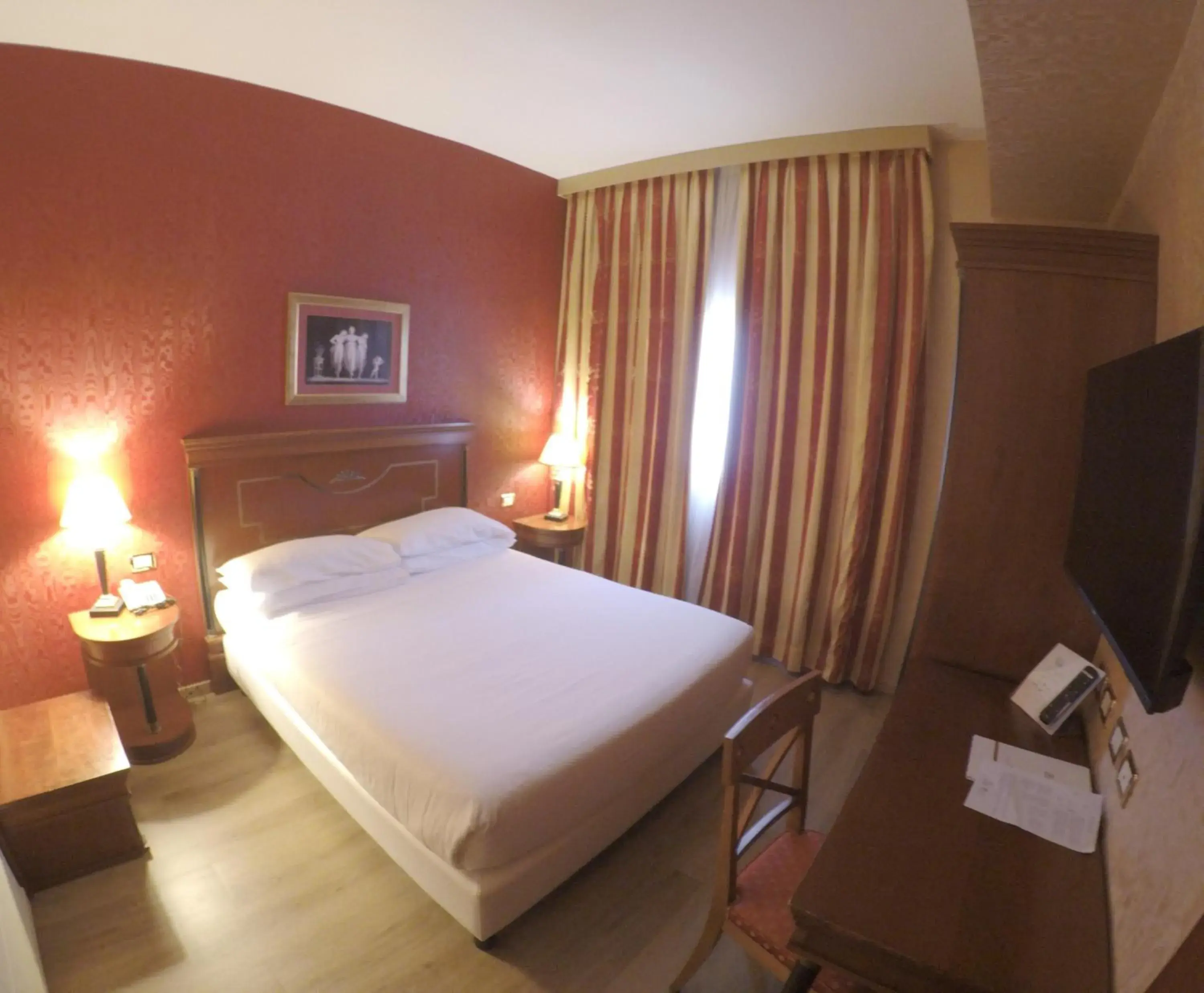 Bed in Zanhotel Europa Bed in Zanhotel Europa