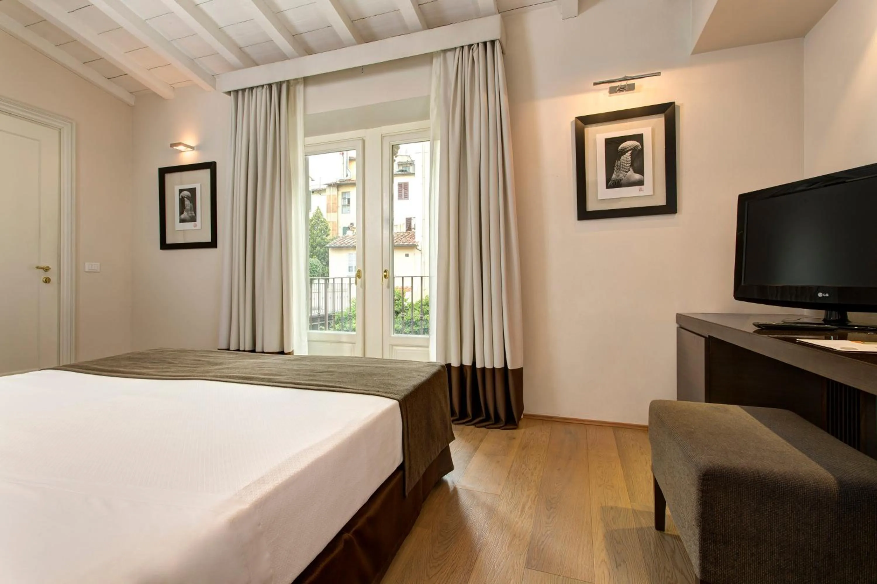 Bedroom, Bed in Hotel Orto de' Medici