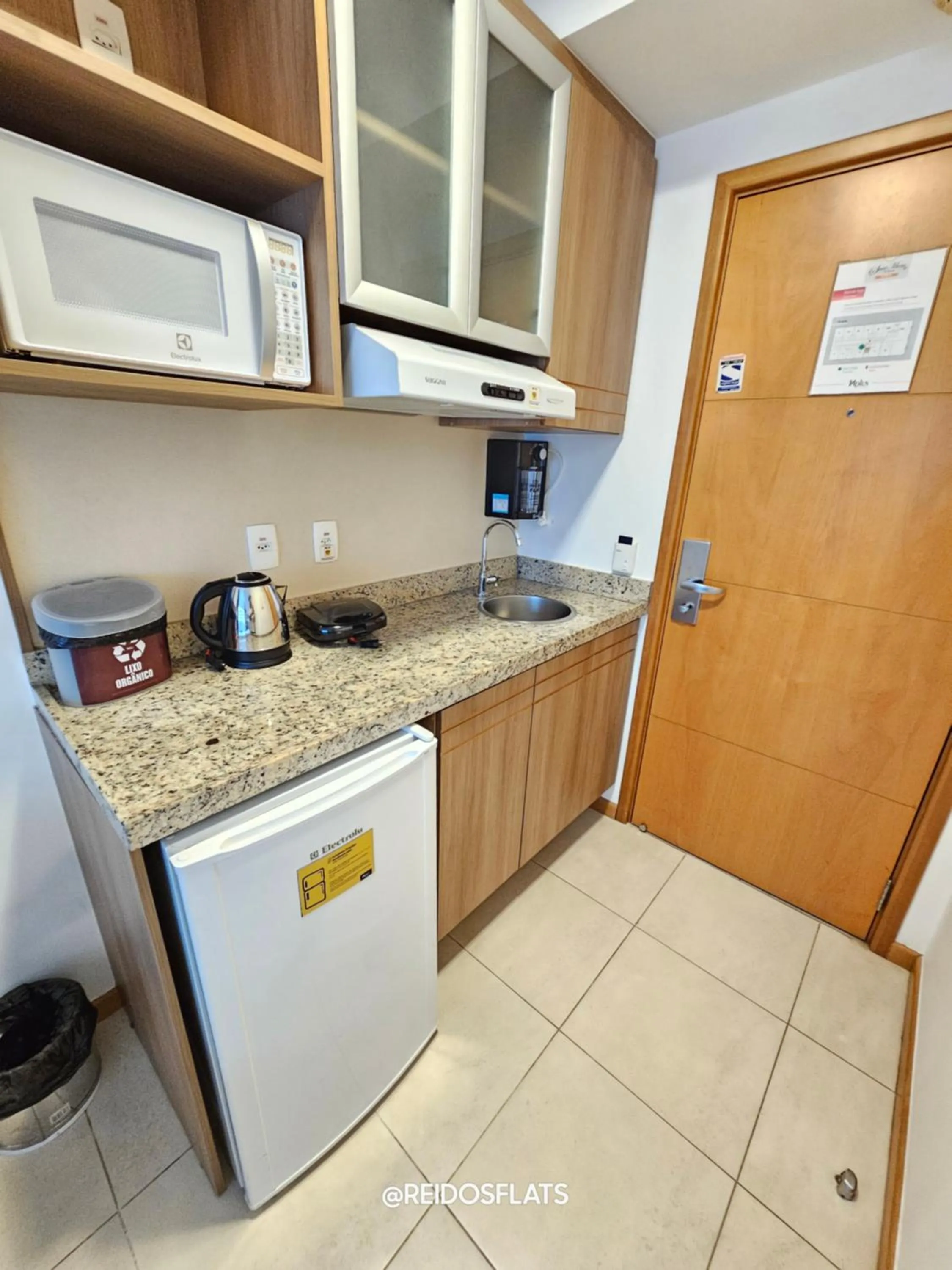 Kitchen or kitchenette in Flat Saint Moritz Express By Rei dos Flats