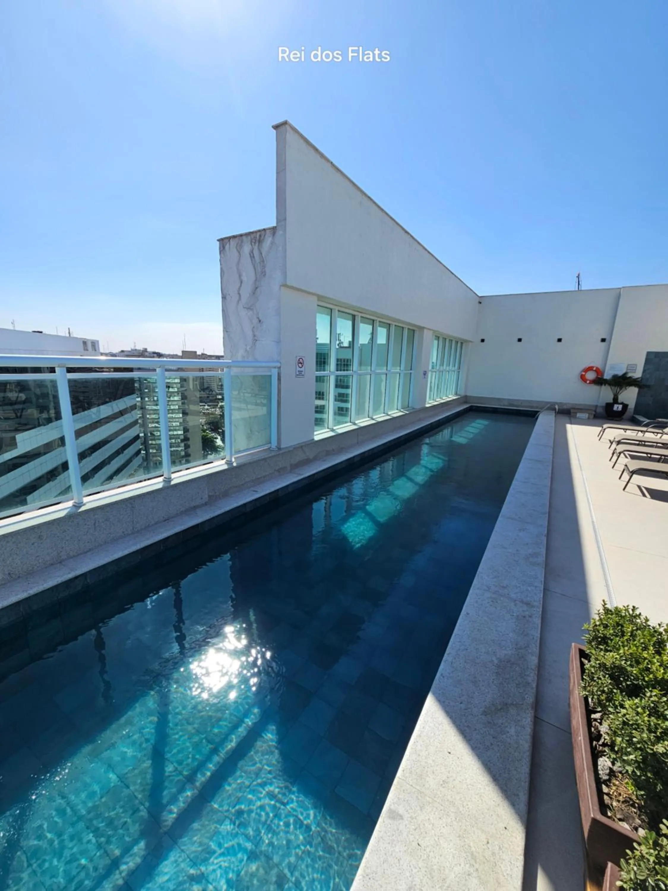 Property building in Flat Saint Moritz Express By Rei dos Flats